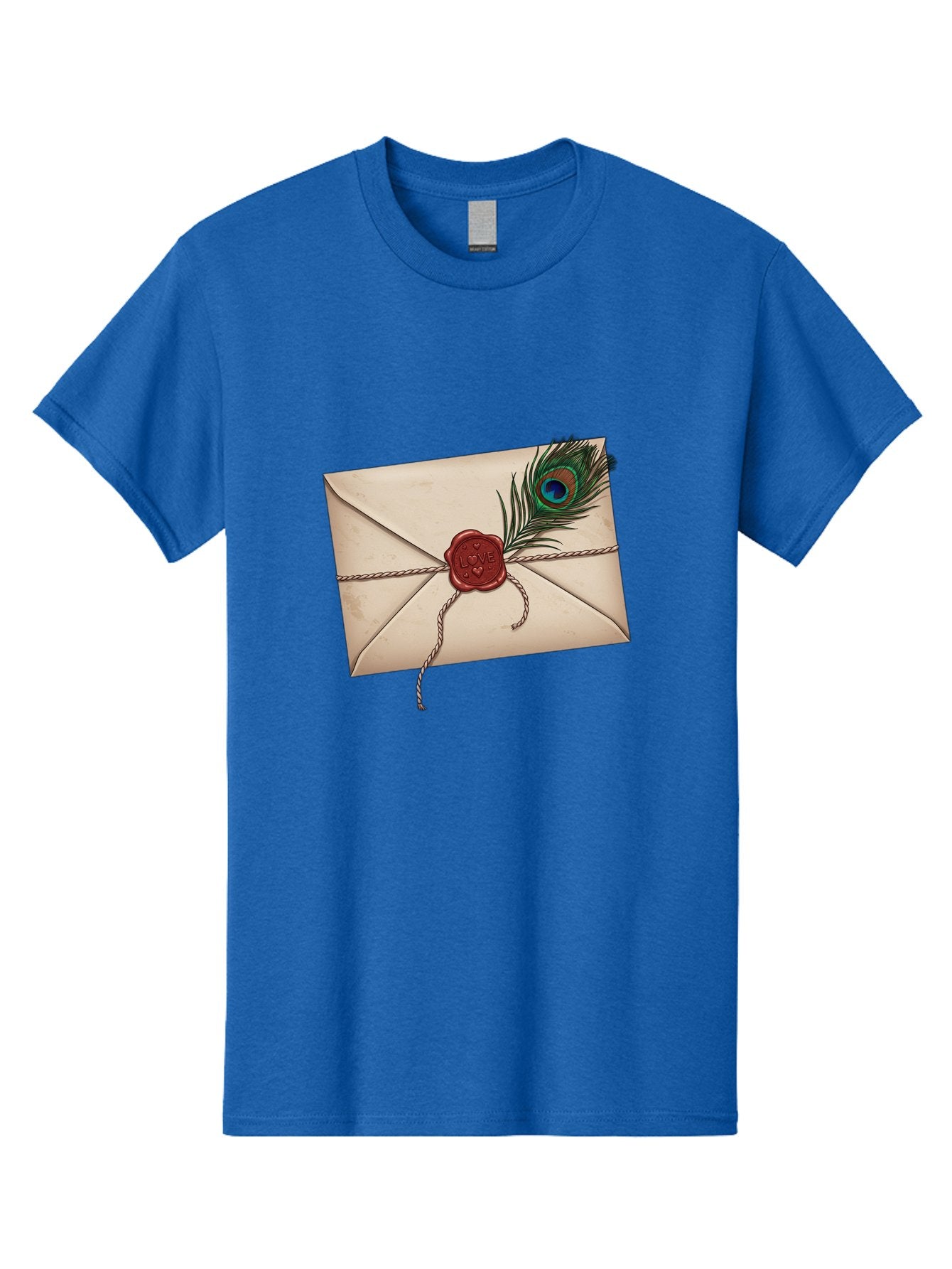 Envelope-With-Peacock-Feather-1 Men'S Graphic Tee, 100% Cotton, Comfortable Casual Summer Wear, Machine Washable, Vintage Camera, Old Camera, Antique Camera, Black Camera, Classic Photography, Photography Equipment, Nostalgic Device, Baj463 7