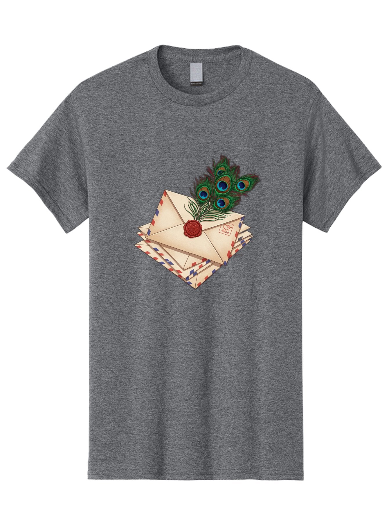 Envelope-With-Peacock-Feather Men'S Graphic Tee, 100% Cotton, Comfortable Casual Summer Wear, Machine Washable, Vintage Camera, Old Camera, Antique Camera, Black Camera, Classic Photography, Photography Equipment, Nostalgic Device, Baj464 7