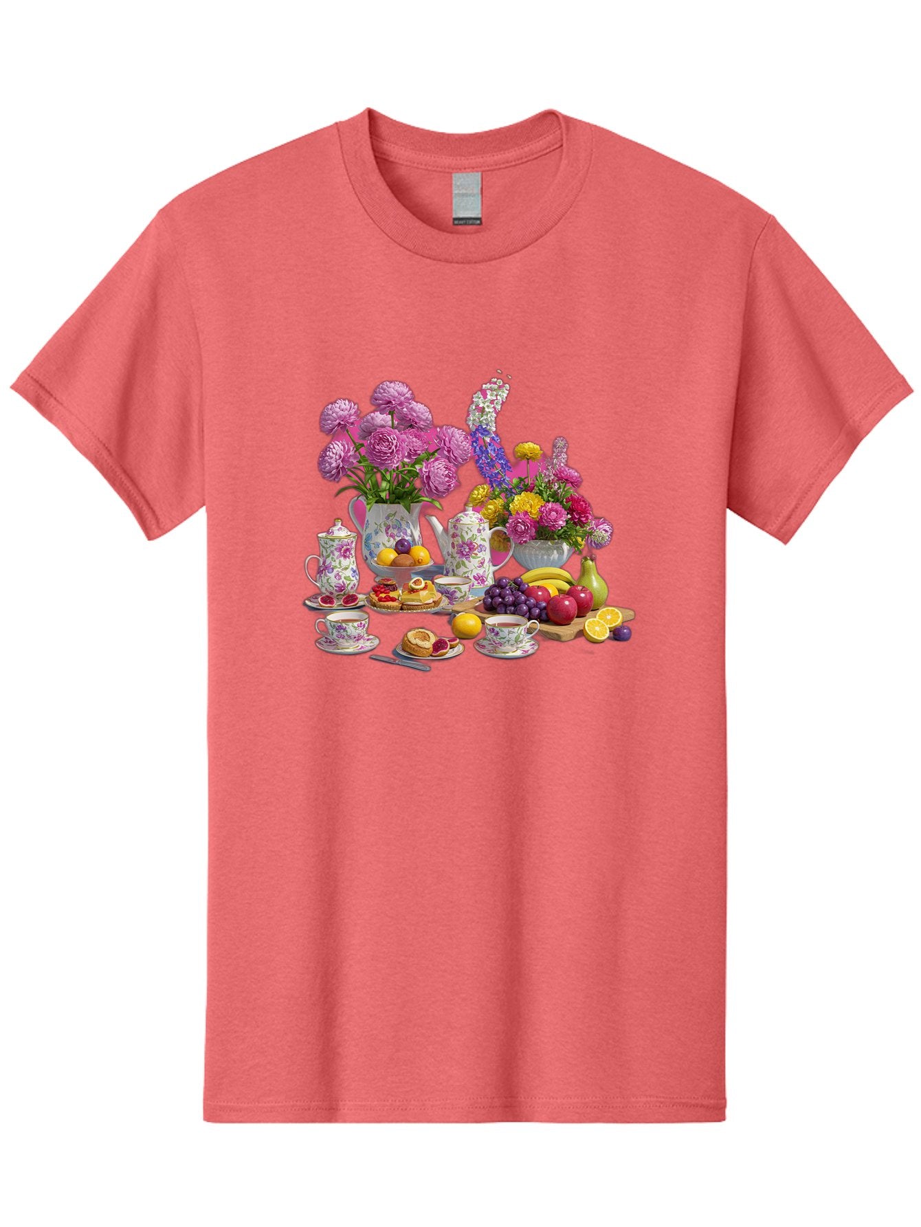 Floral-Tea-Party Men'S Graphic Tee, 100% Cotton, Comfortable Casual Summer Wear, Machine Washable, Vintage Camera, Old Camera, Antique Camera, Black Camera, Classic Photography, Photography Equipment, Nostalgic Device, Film Camera, Camera Art Baj466 4