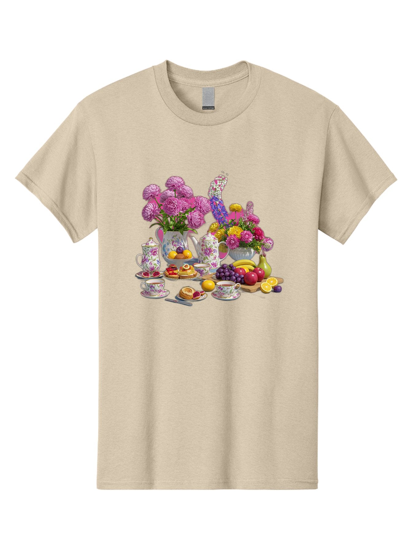 Floral-Tea-Party Men'S Graphic Tee, 100% Cotton, Comfortable Casual Summer Wear, Machine Washable, Vintage Camera, Old Camera, Antique Camera, Black Camera, Classic Photography, Photography Equipment, Nostalgic Device, Film Camera, Camera Art Baj466 7