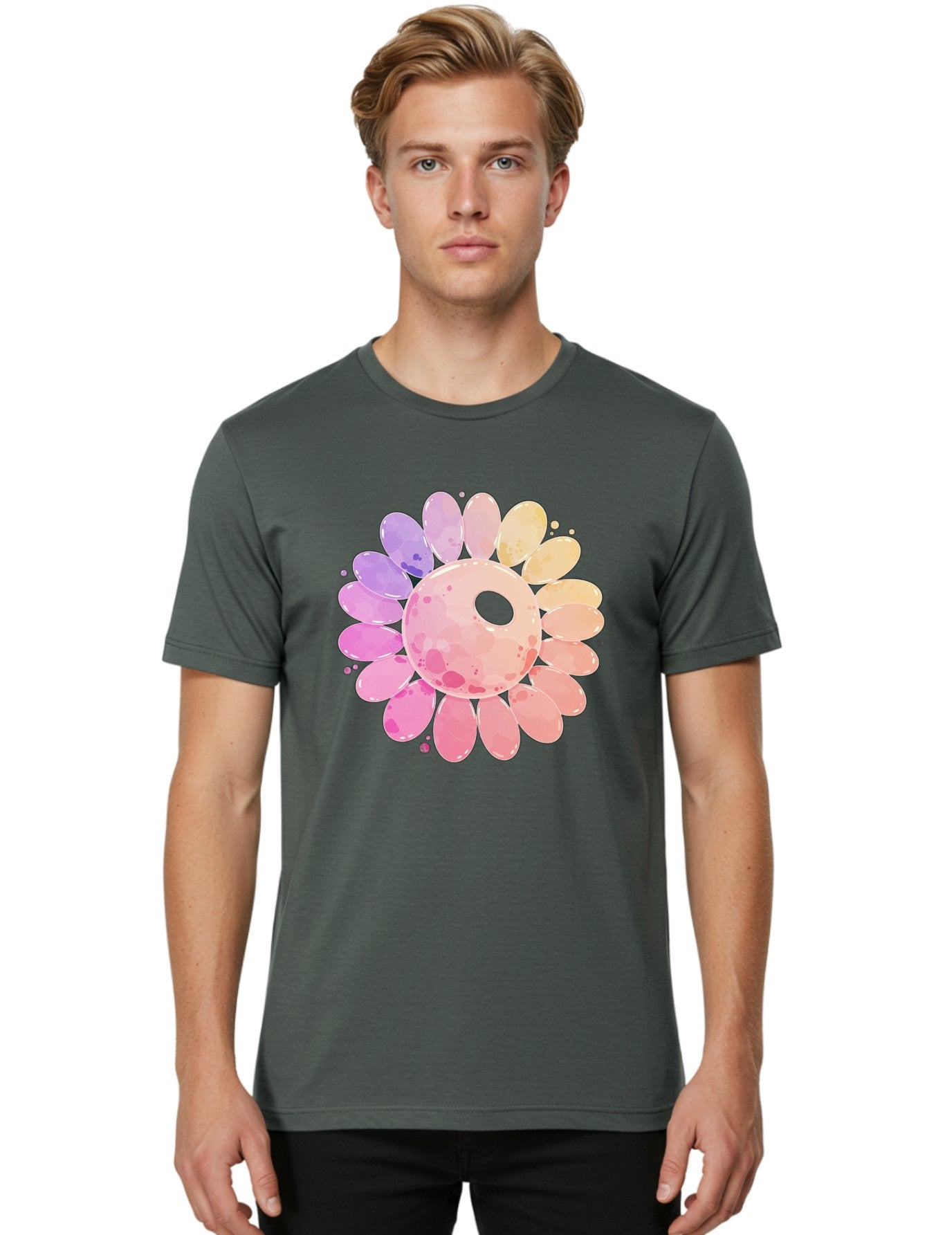 Flower Men'S Graphic Tee, 100% Cotton, Comfortable Casual Summer Wear, Machine Washable, Vintage Camera, Old Camera, Antique Camera, Black Camera, Classic Photography, Photography Equipment, Nostalgic Device, Film Camera, Camera Art Baj468 20