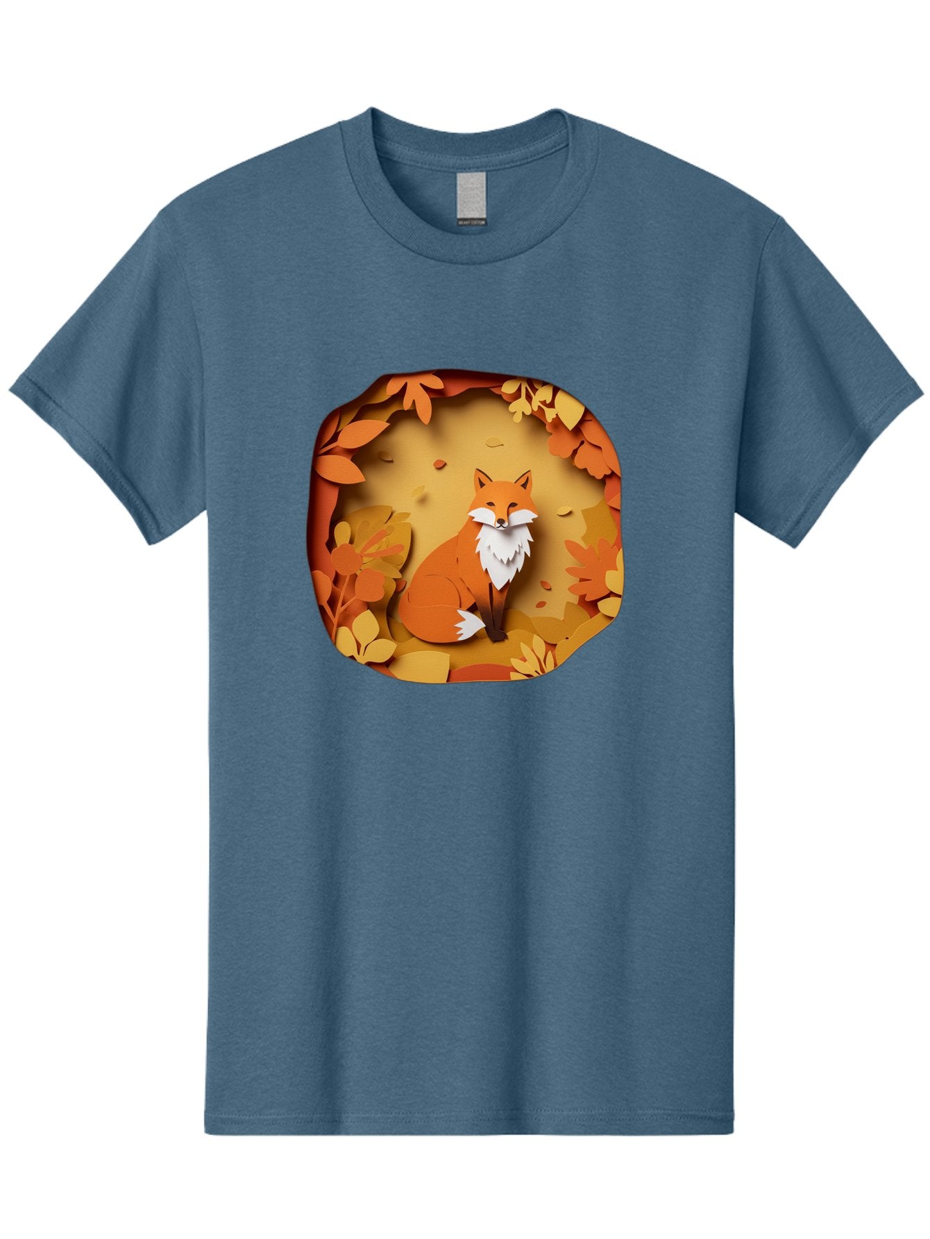 Fox-In-Leaves-1 Men'S Graphic Tee, 100% Cotton, Comfortable Casual Summer Wear, Machine Washable, Vintage Camera, Old Camera, Antique Camera, Black Camera, Classic Photography, Photography Equipment, Nostalgic Device, Film Camera, Camera Art Baj469