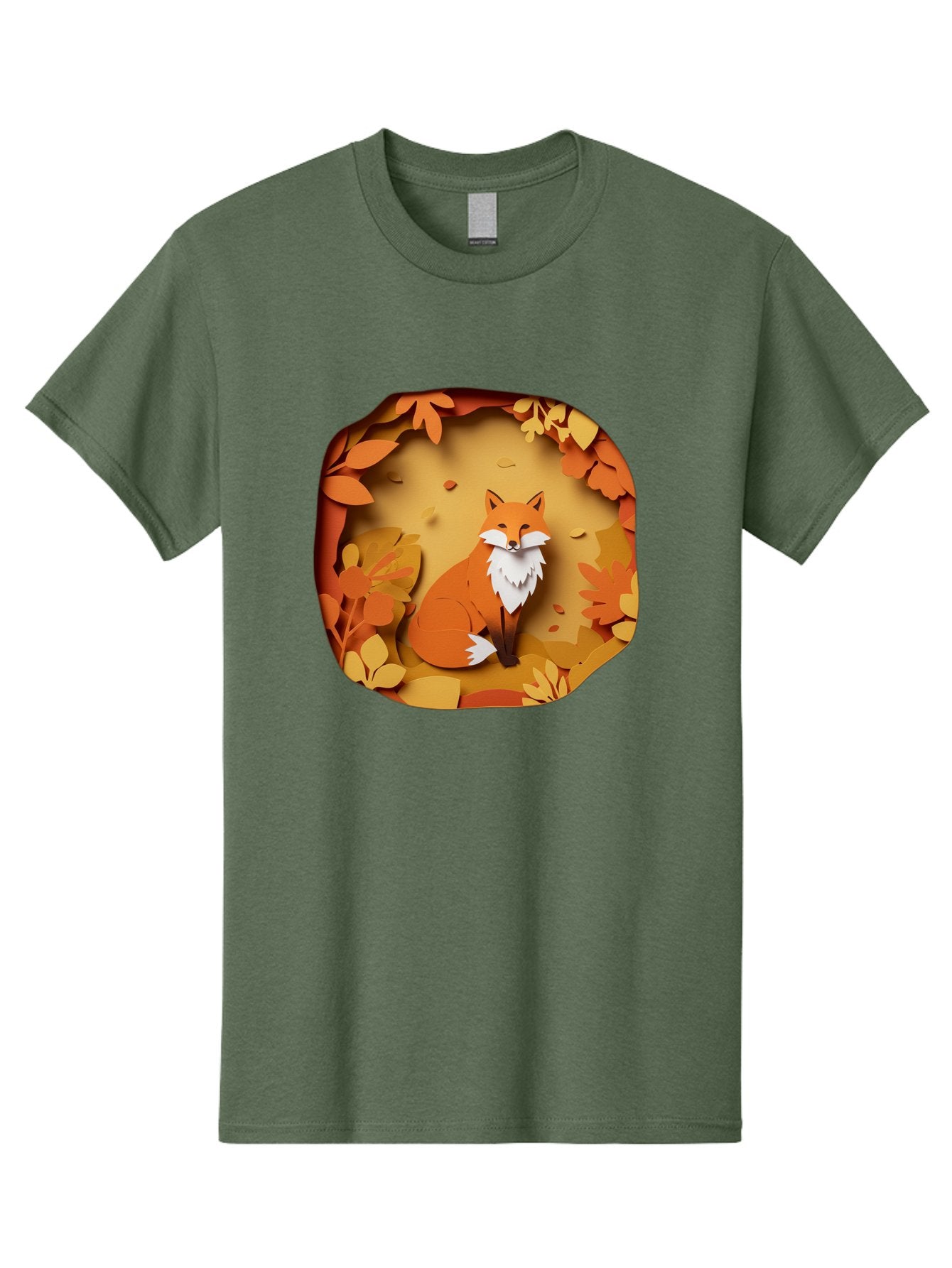 Fox-In-Leaves-1 Men'S Graphic Tee, 100% Cotton, Comfortable Casual Summer Wear, Machine Washable, Vintage Camera, Old Camera, Antique Camera, Black Camera, Classic Photography, Photography Equipment, Nostalgic Device, Film Camera, Camera Art Baj469