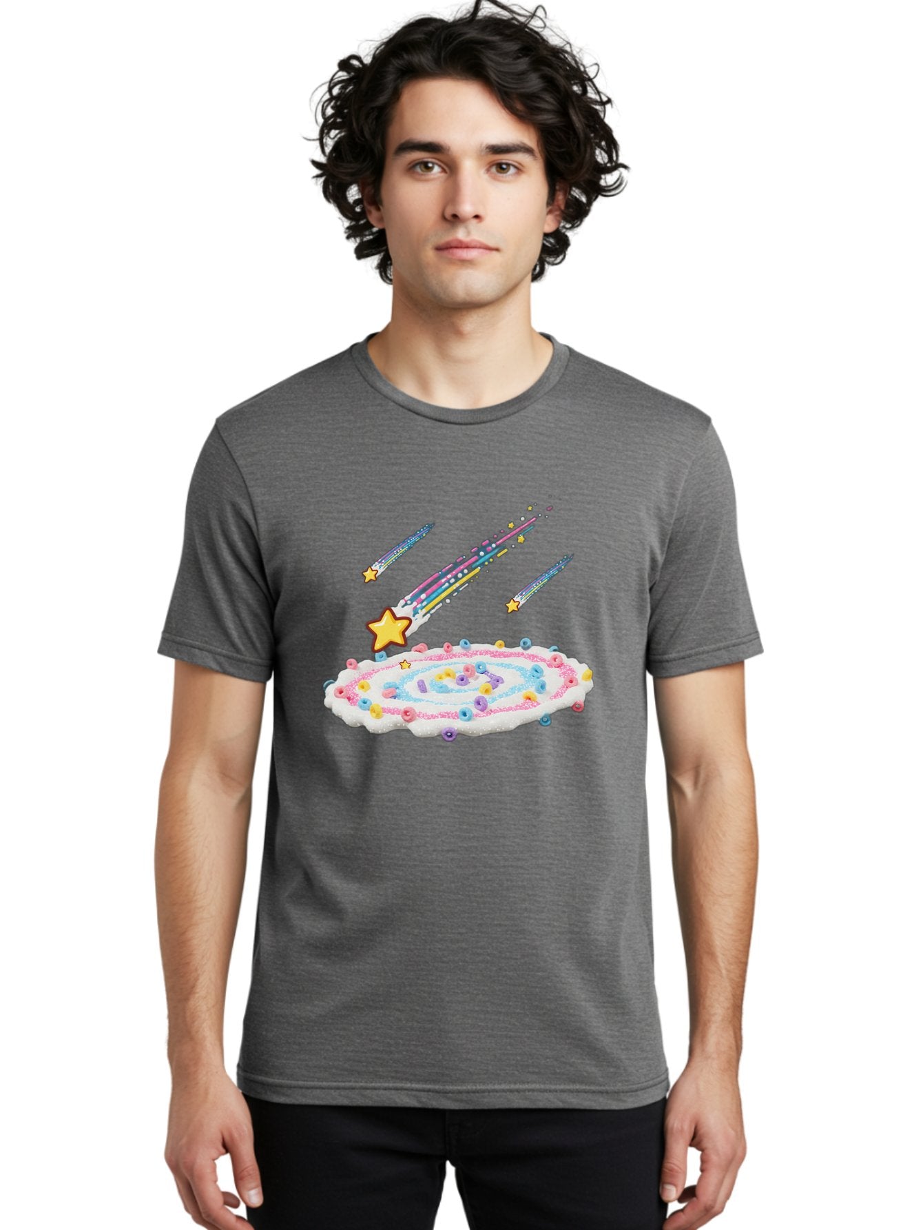 Froot-Loops-Galaxy-Cake Men'S Graphic Tee, 100% Cotton, Comfortable Casual Summer Wear, Machine Washable, Vintage Camera, Old Camera, Antique Camera, Black Camera, Classic Photography, Photography Equipment, Nostalgic Device, Film Camera, Baj473 26