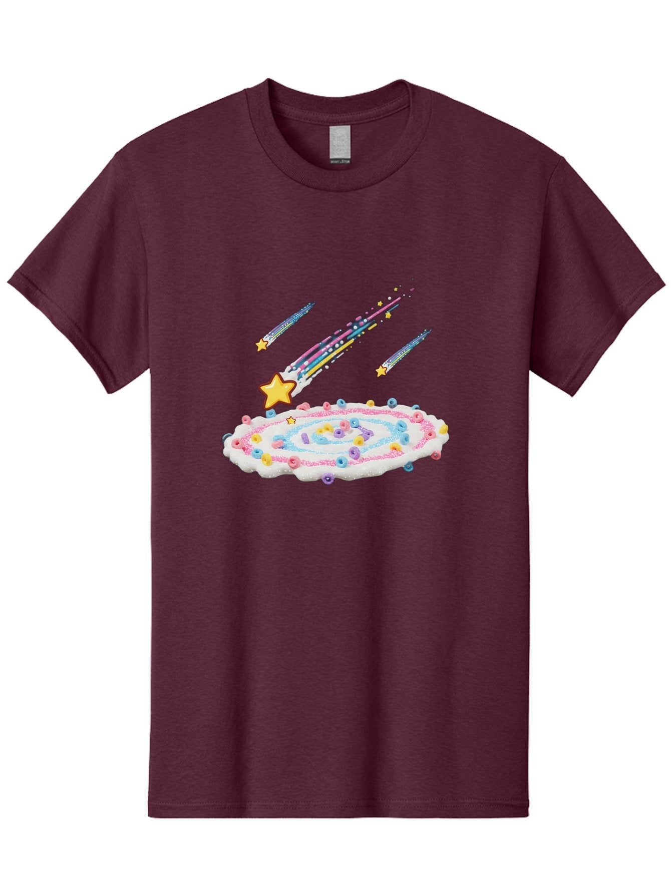 Froot-Loops-Galaxy-Cake Men'S Graphic Tee, 100% Cotton, Comfortable Casual Summer Wear, Machine Washable, Vintage Camera, Old Camera, Antique Camera, Black Camera, Classic Photography, Photography Equipment, Nostalgic Device, Film Camera, Baj473