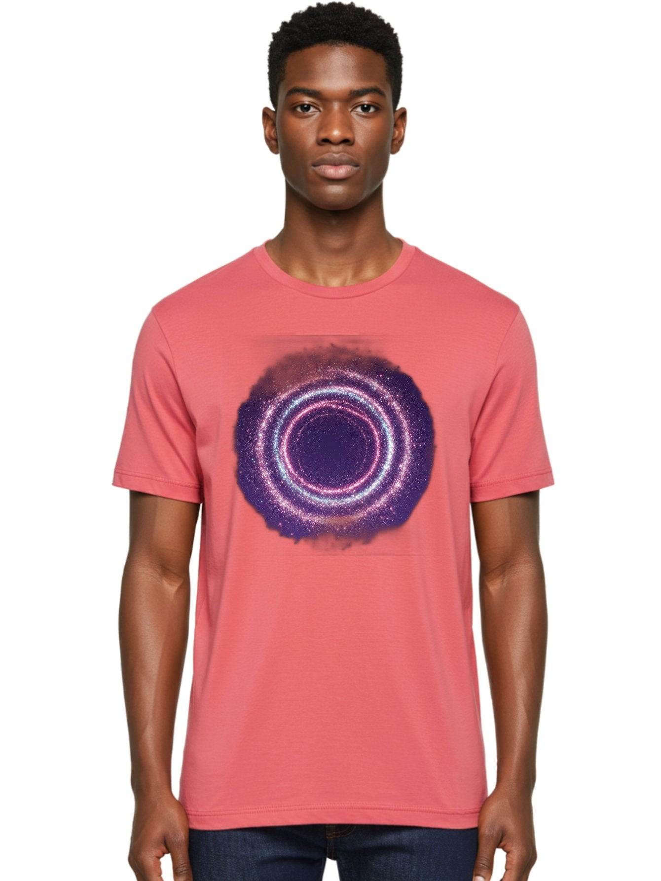 Galaxy-Circle Men'S Graphic Tee, 100% Cotton, Comfortable Casual Summer Wear, Machine Washable, Vintage Camera, Old Camera, Antique Camera, Black Camera, Classic Photography, Photography Equipment, Nostalgic Device, Film Camera, Camera Art Baj475 21