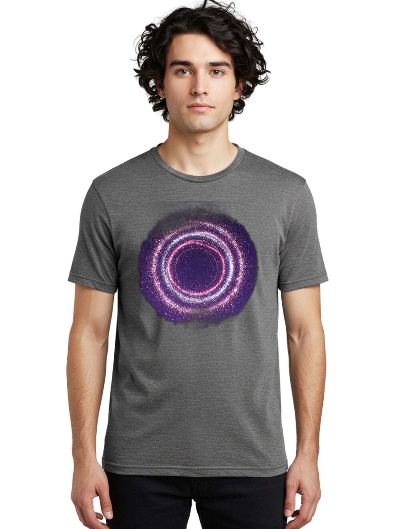 Galaxy-Circle Men'S Graphic Tee, 100% Cotton, Comfortable Casual Summer Wear, Machine Washable, Vintage Camera, Old Camera, Antique Camera, Black Camera, Classic Photography, Photography Equipment, Nostalgic Device, Film Camera, Camera Art Baj475 19