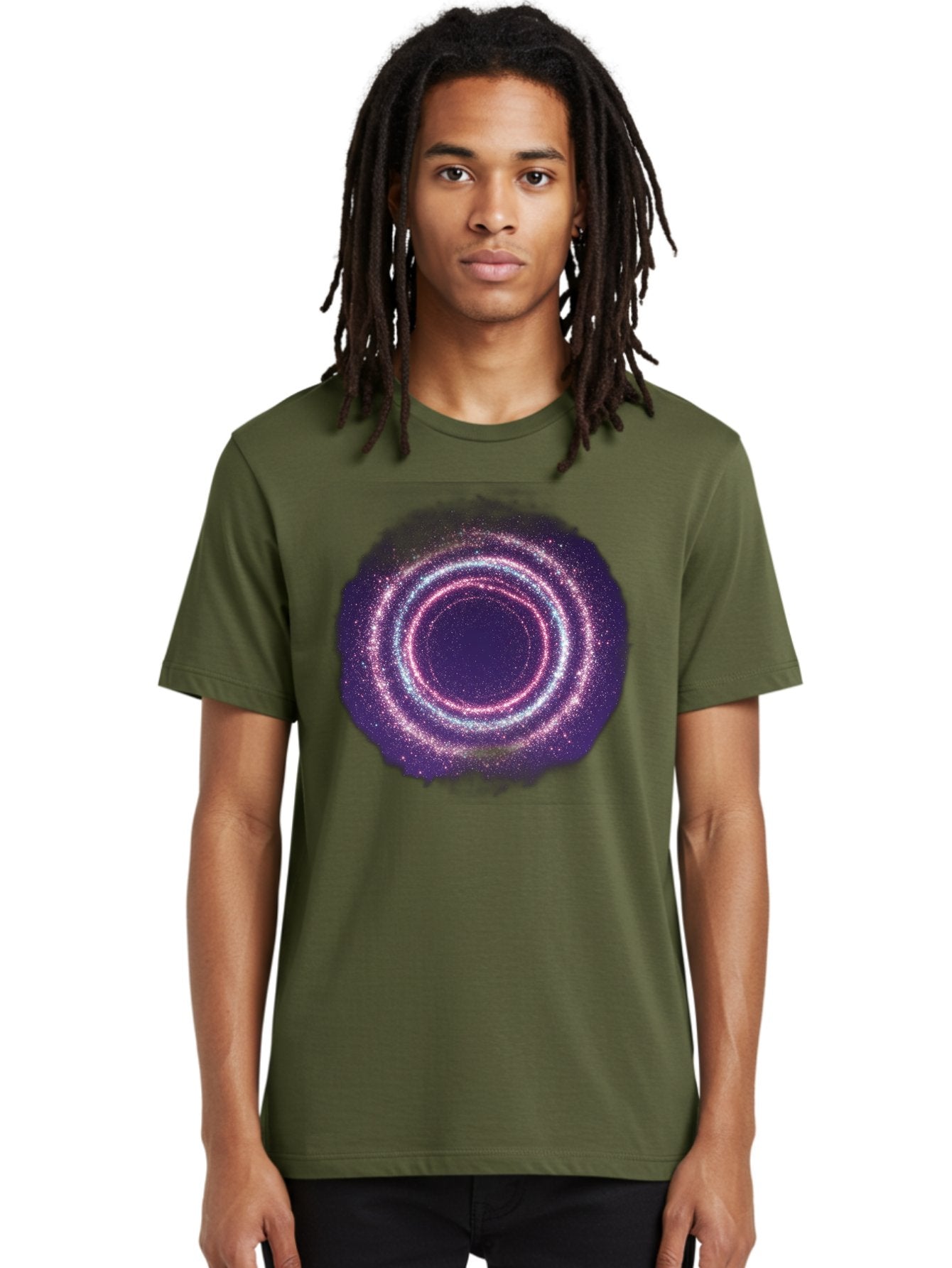 Galaxy-Circle Men'S Graphic Tee, 100% Cotton, Comfortable Casual Summer Wear, Machine Washable, Vintage Camera, Old Camera, Antique Camera, Black Camera, Classic Photography, Photography Equipment, Nostalgic Device, Film Camera, Camera Art Baj475 16