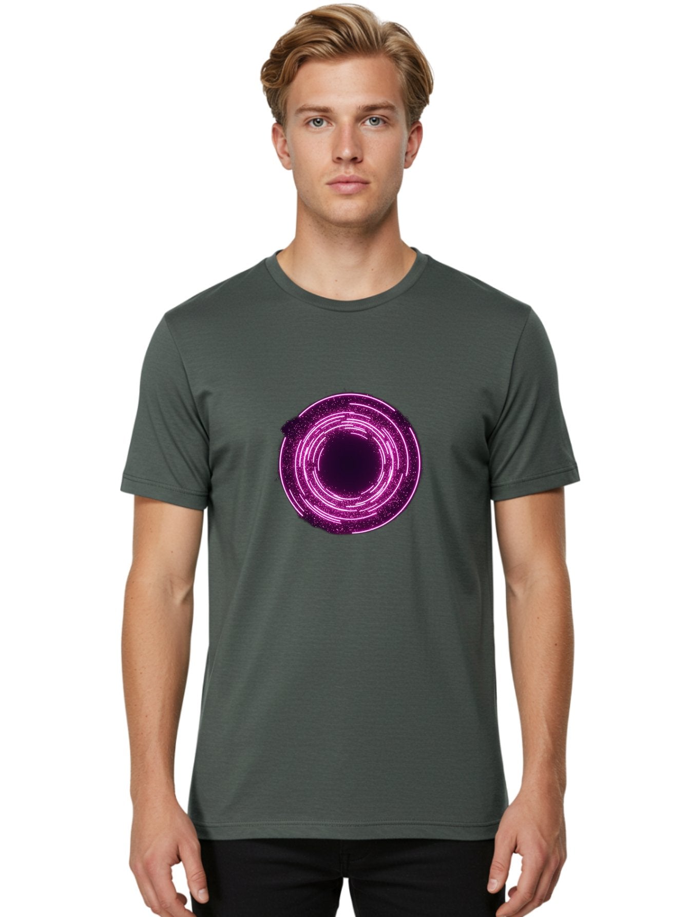 Glowing-Circle Men'S Graphic Tee, 100% Cotton, Comfortable Casual Summer Wear, Machine Washable, Vintage Camera, Old Camera, Antique Camera, Black Camera, Classic Photography, Photography Equipment, Nostalgic Device, Film Camera, Camera Art Baj479 18