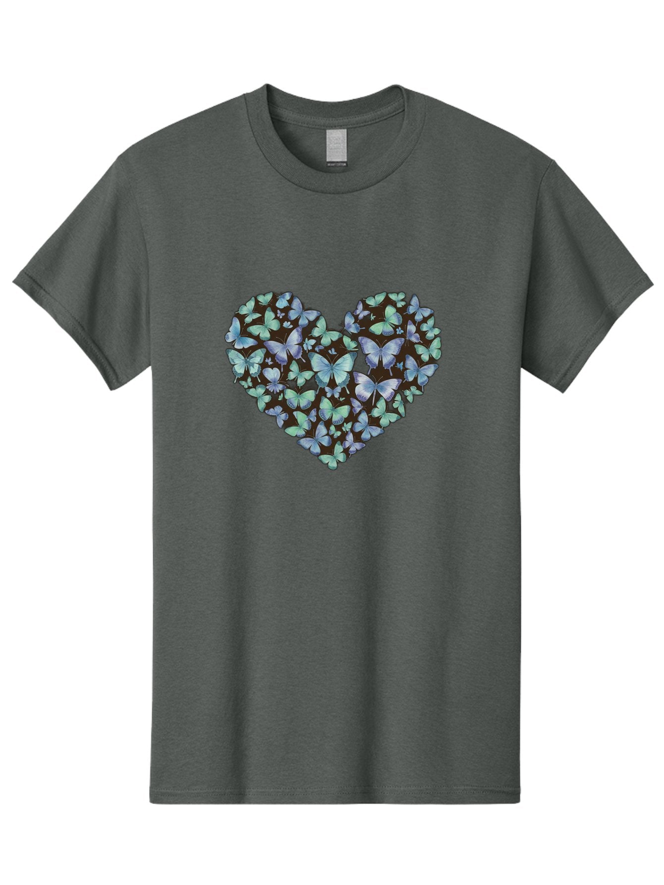Heart-Of-Butterflies-1 Men'S Graphic Tee, 100% Cotton, Comfortable Casual Summer Wear, Machine Washable, Vintage Camera, Old Camera, Antique Camera, Black Camera, Classic Photography, Photography Equipment, Nostalgic Device, Film Camera, Baj488 10