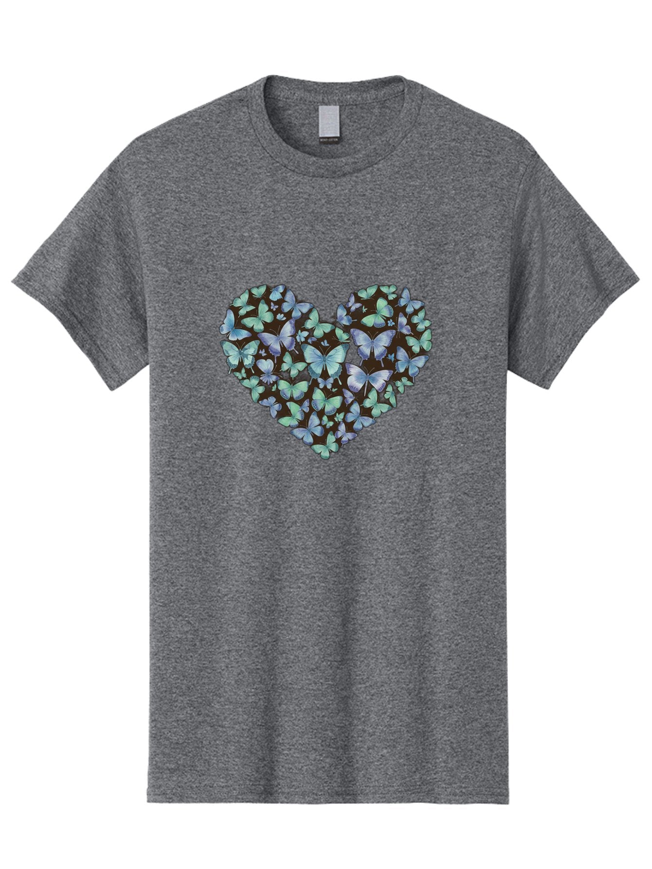 Heart-Of-Butterflies-1 Men'S Graphic Tee, 100% Cotton, Comfortable Casual Summer Wear, Machine Washable, Vintage Camera, Old Camera, Antique Camera, Black Camera, Classic Photography, Photography Equipment, Nostalgic Device, Film Camera, Baj488 6