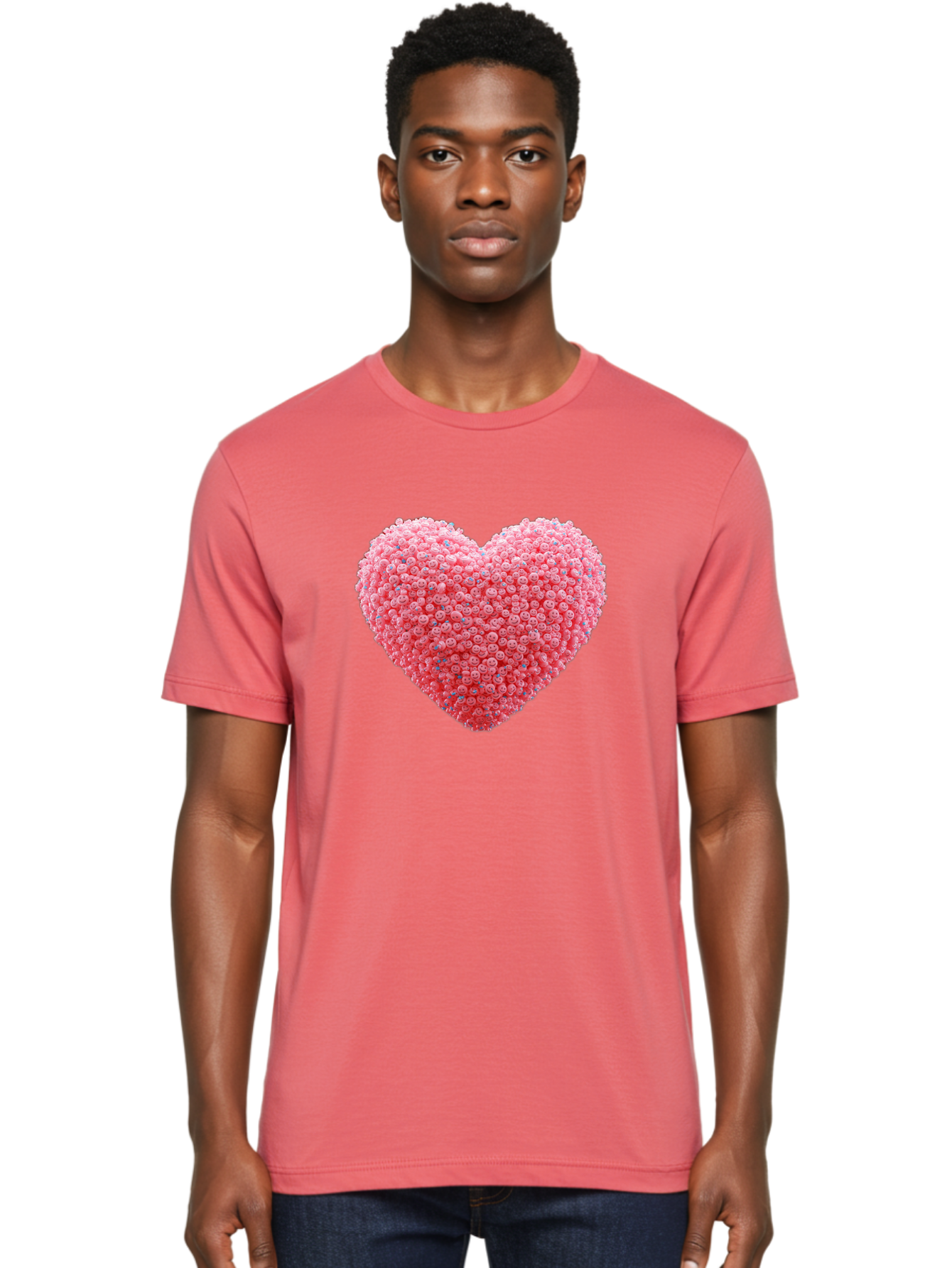 Heart-Shaped-Flowers Men'S Graphic Tee, 100% Cotton, Comfortable Casual Summer Wear, Machine Washable, Vintage Camera, Old Camera, Antique Camera, Black Camera, Classic Photography, Photography Equipment, Nostalgic Device, Film Camera, Baj491 25