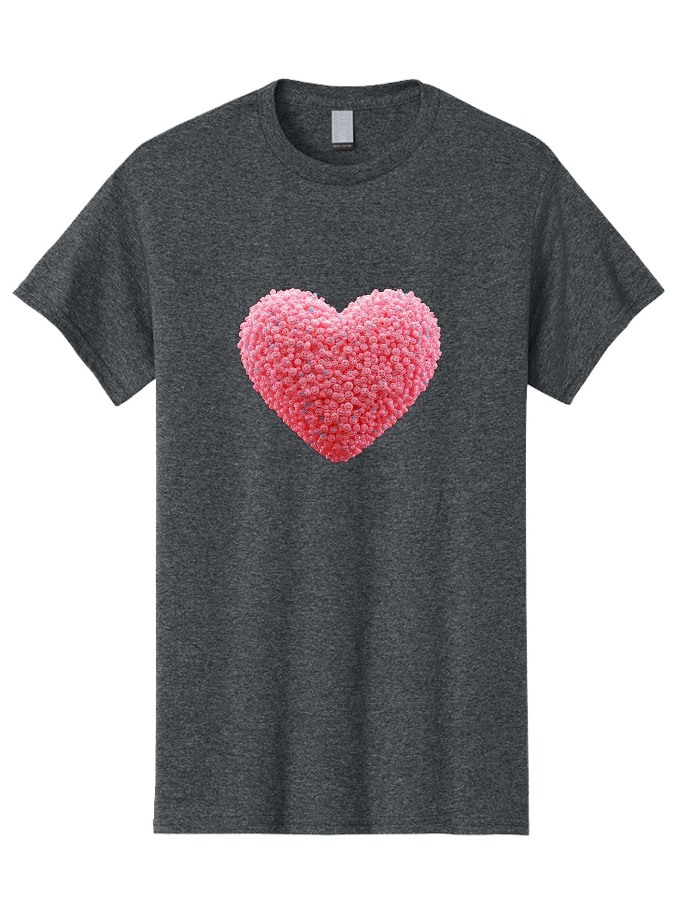 Heart-Shaped-Flowers Men'S Graphic Tee, 100% Cotton, Comfortable Casual Summer Wear, Machine Washable, Vintage Camera, Old Camera, Antique Camera, Black Camera, Classic Photography, Photography Equipment, Nostalgic Device, Film Camera, Baj491 6