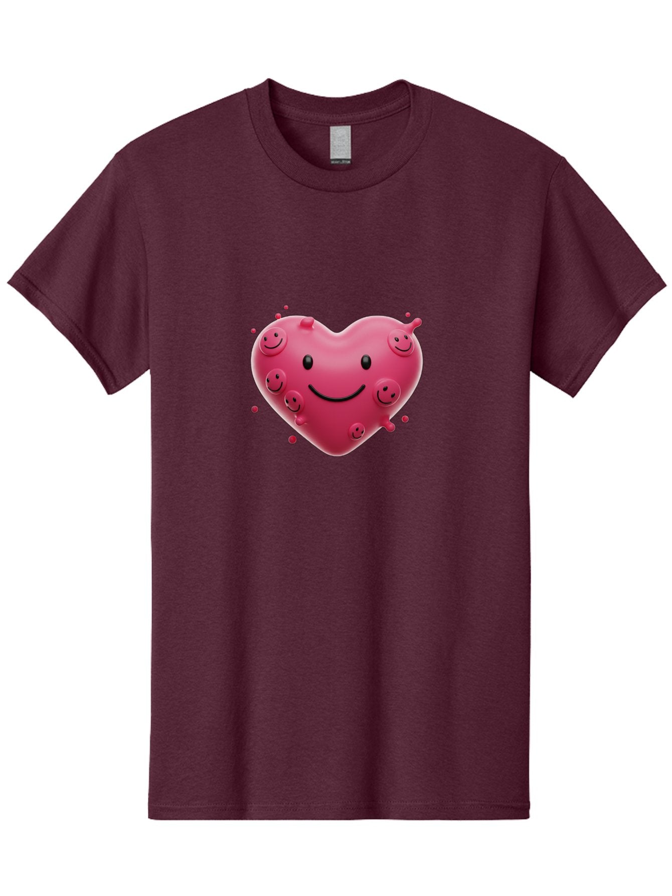 Heart-Smiley-Face Men'S Graphic Tee, 100% Cotton, Comfortable Casual Summer Wear, Machine Washable, Vintage Camera, Old Camera, Antique Camera, Black Camera, Classic Photography, Photography Equipment, Nostalgic Device, Film Camera, Camera Art Baj492 4