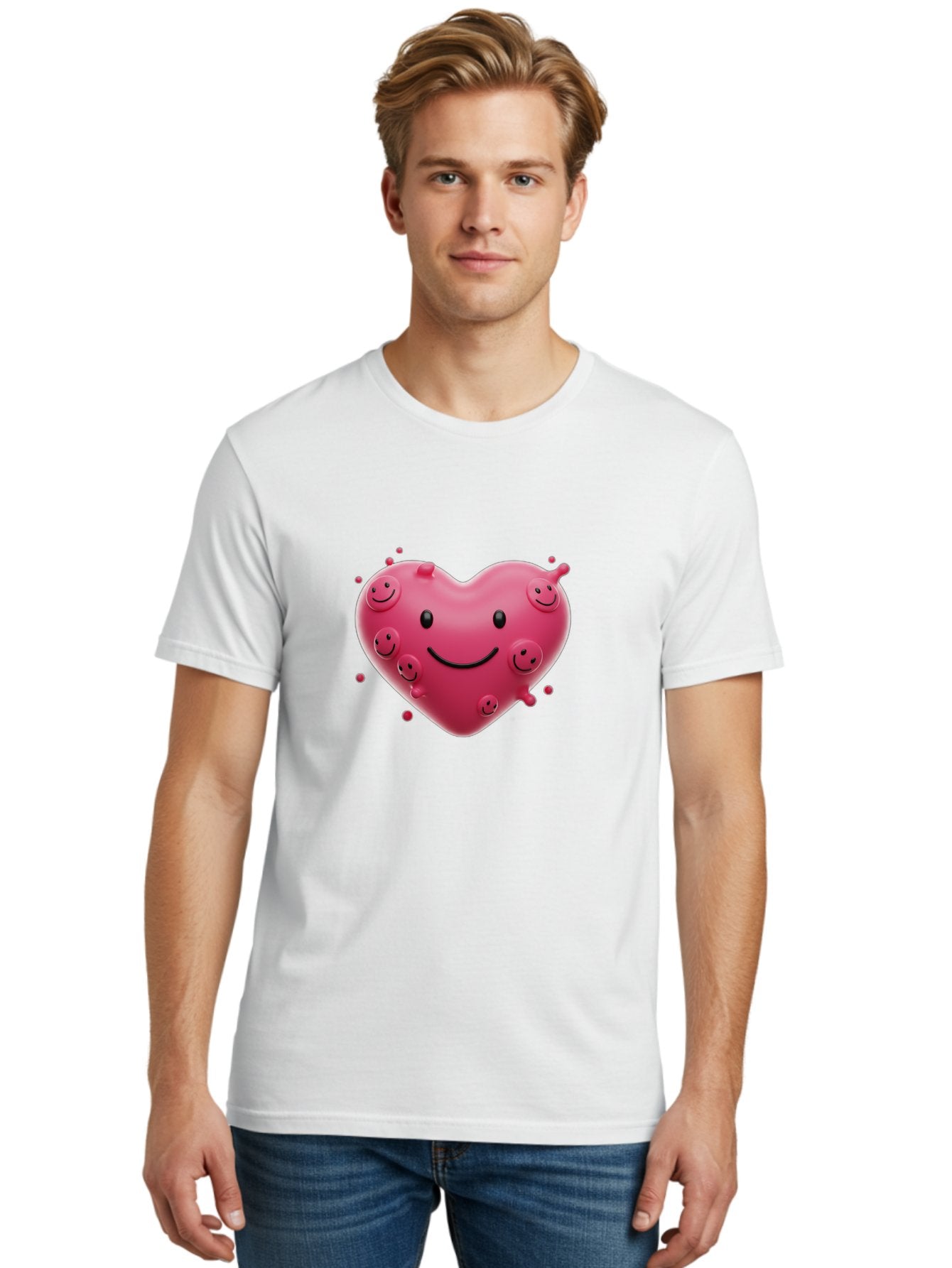 Heart-Smiley-Face Men'S Graphic Tee, 100% Cotton, Comfortable Casual Summer Wear, Machine Washable, Vintage Camera, Old Camera, Antique Camera, Black Camera, Classic Photography, Photography Equipment, Nostalgic Device, Film Camera, Camera Art Baj492 23