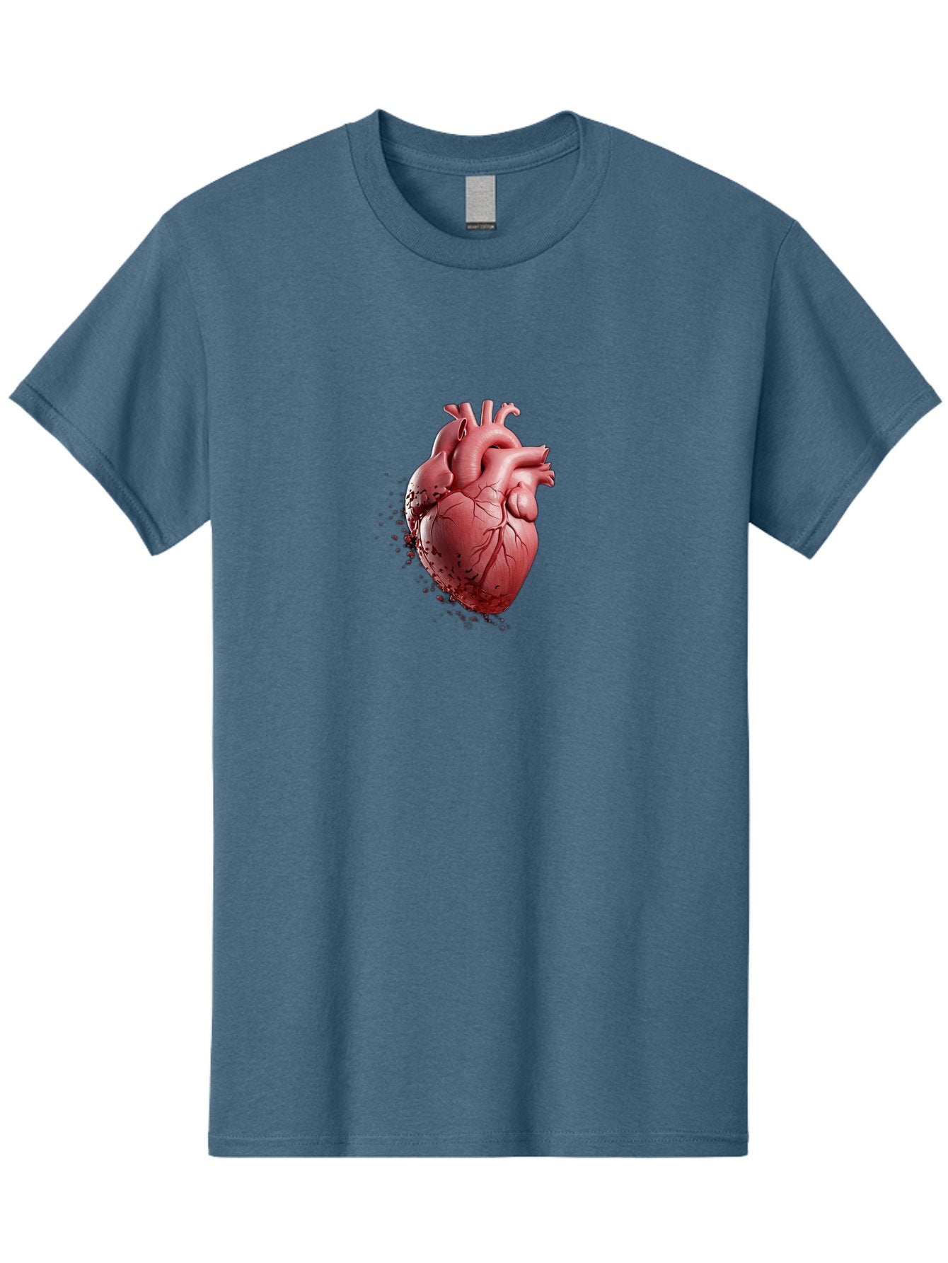 Human-Heart-1 Men'S Graphic Tee, 100% Cotton, Comfortable Casual Summer Wear, Machine Washable, Vintage Camera, Old Camera, Antique Camera, Black Camera, Classic Photography, Photography Equipment, Nostalgic Device, Film Camera, Camera Art Baj497