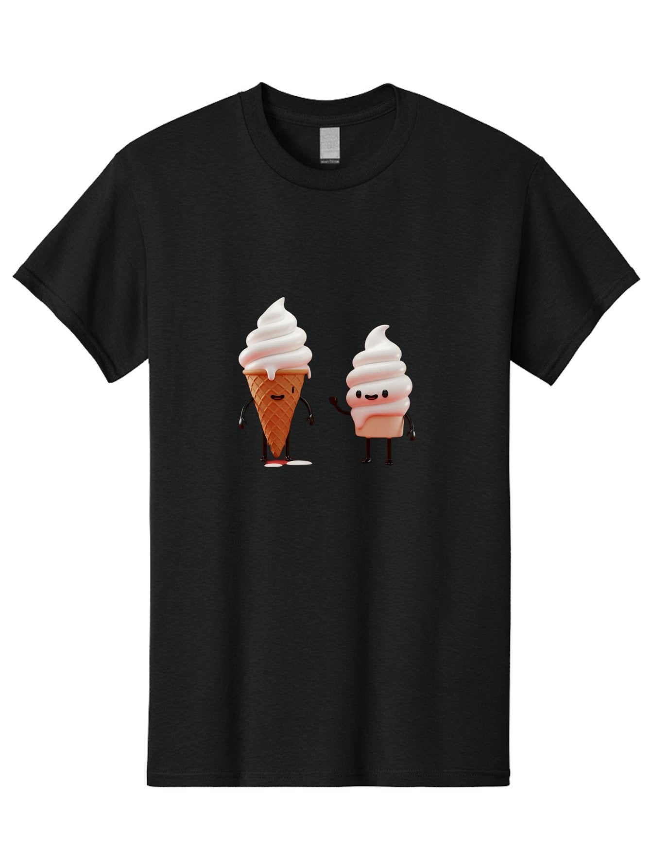 Ice-Cream-Characters Men'S Graphic Tee, 100% Cotton, Comfortable Casual Summer Wear, Machine Washable, Vintage Camera, Old Camera, Antique Camera, Black Camera, Classic Photography, Photography Equipment, Nostalgic Device, Film Camera, Baj499 13