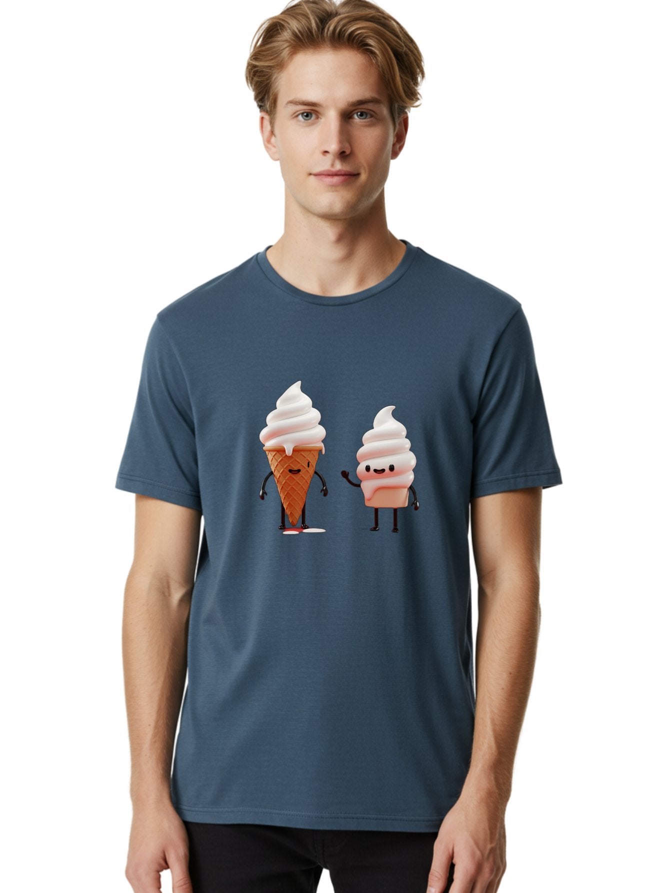 Ice-Cream-Characters Men'S Graphic Tee, 100% Cotton, Comfortable Casual Summer Wear, Machine Washable, Vintage Camera, Old Camera, Antique Camera, Black Camera, Classic Photography, Photography Equipment, Nostalgic Device, Film Camera, Baj499 18