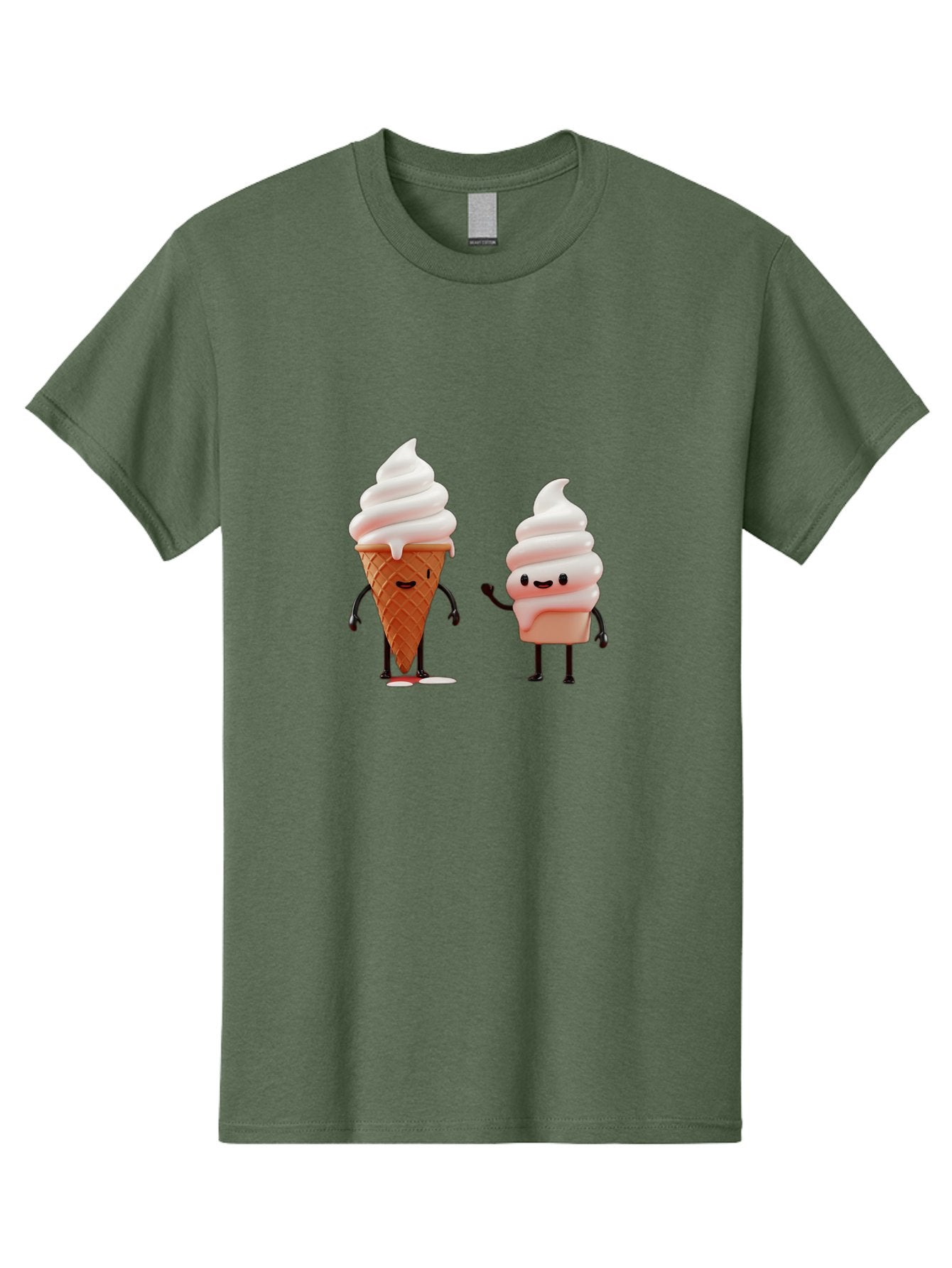 Ice-Cream-Characters Men'S Graphic Tee, 100% Cotton, Comfortable Casual Summer Wear, Machine Washable, Vintage Camera, Old Camera, Antique Camera, Black Camera, Classic Photography, Photography Equipment, Nostalgic Device, Film Camera, Baj499