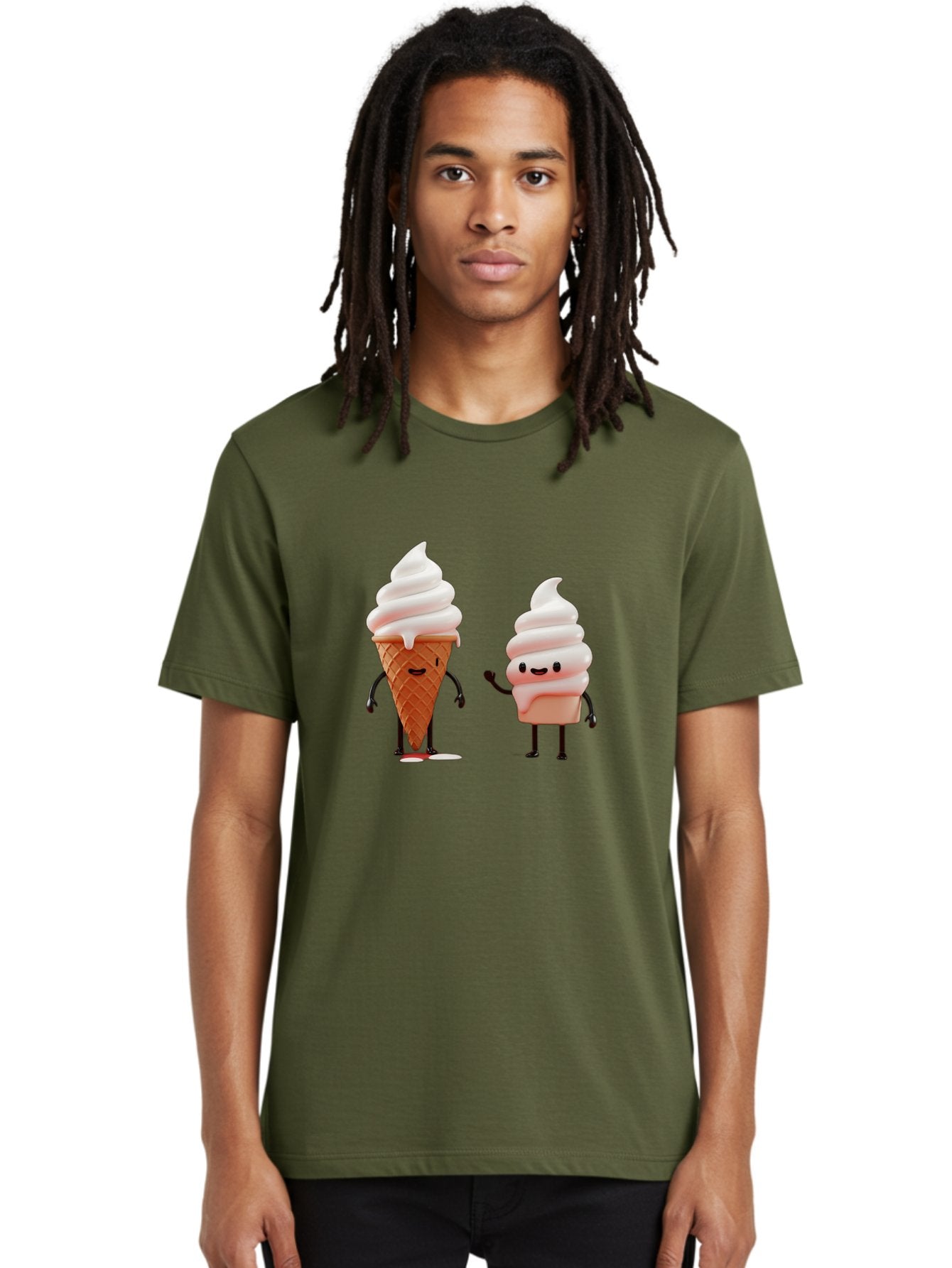 Ice-Cream-Characters Men'S Graphic Tee, 100% Cotton, Comfortable Casual Summer Wear, Machine Washable, Vintage Camera, Old Camera, Antique Camera, Black Camera, Classic Photography, Photography Equipment, Nostalgic Device, Film Camera, Baj499 19