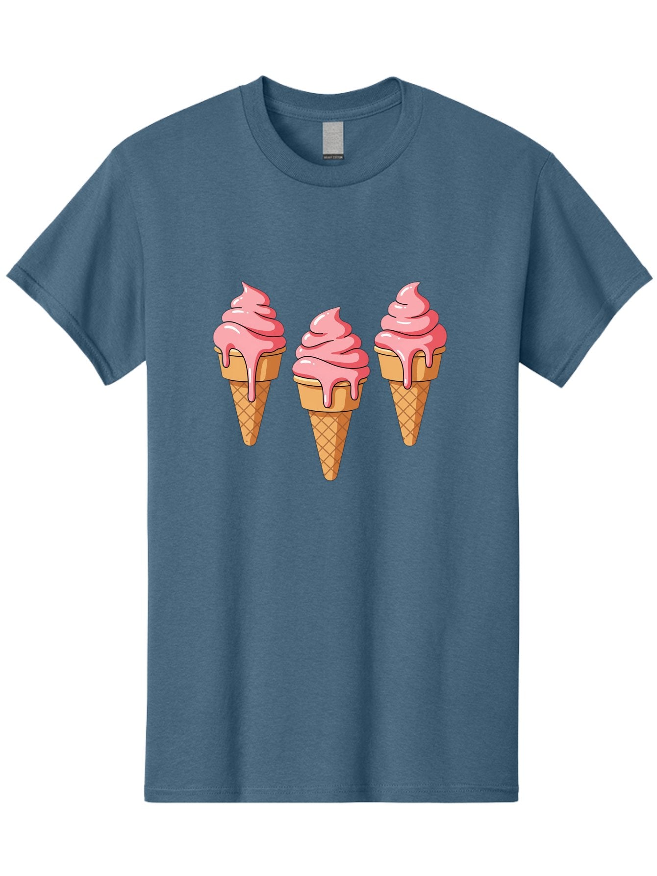 Ice-Cream-Cones-1 Men'S Graphic Tee, 100% Cotton, Comfortable Casual Summer Wear, Machine Washable, Vintage Camera, Old Camera, Antique Camera, Black Camera, Classic Photography, Photography Equipment, Nostalgic Device, Film Camera, Camera Art Baj504 6