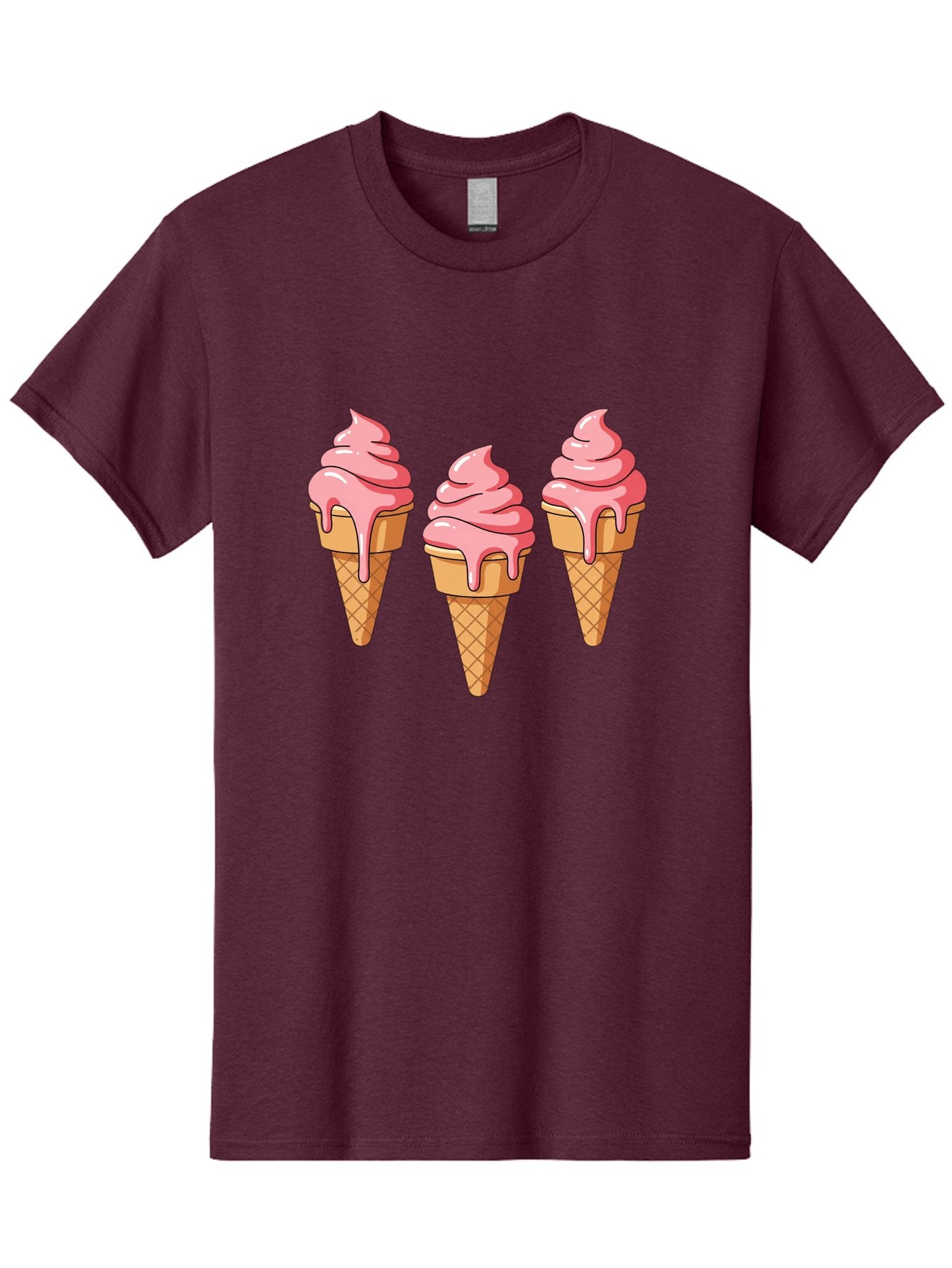 Ice-Cream-Cones-1 Men'S Graphic Tee, 100% Cotton, Comfortable Casual Summer Wear, Machine Washable, Vintage Camera, Old Camera, Antique Camera, Black Camera, Classic Photography, Photography Equipment, Nostalgic Device, Film Camera, Camera Art Baj504 12