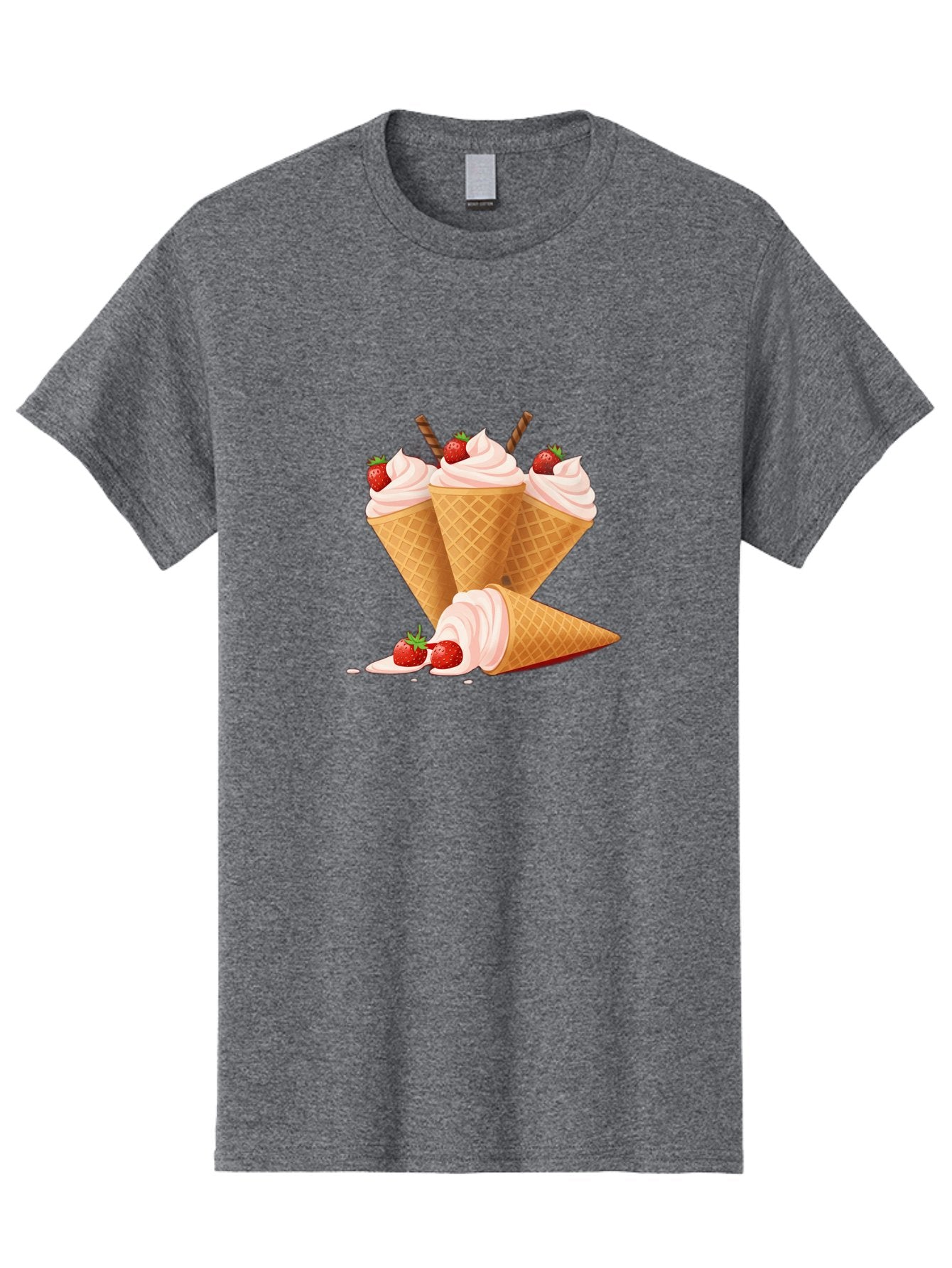 Ice-Cream-Cones-2 Men'S Graphic Tee, 100% Cotton, Comfortable Casual Summer Wear, Machine Washable, Vintage Camera, Old Camera, Antique Camera, Black Camera, Classic Photography, Photography Equipment, Nostalgic Device, Film Camera, Camera Art Baj505 7