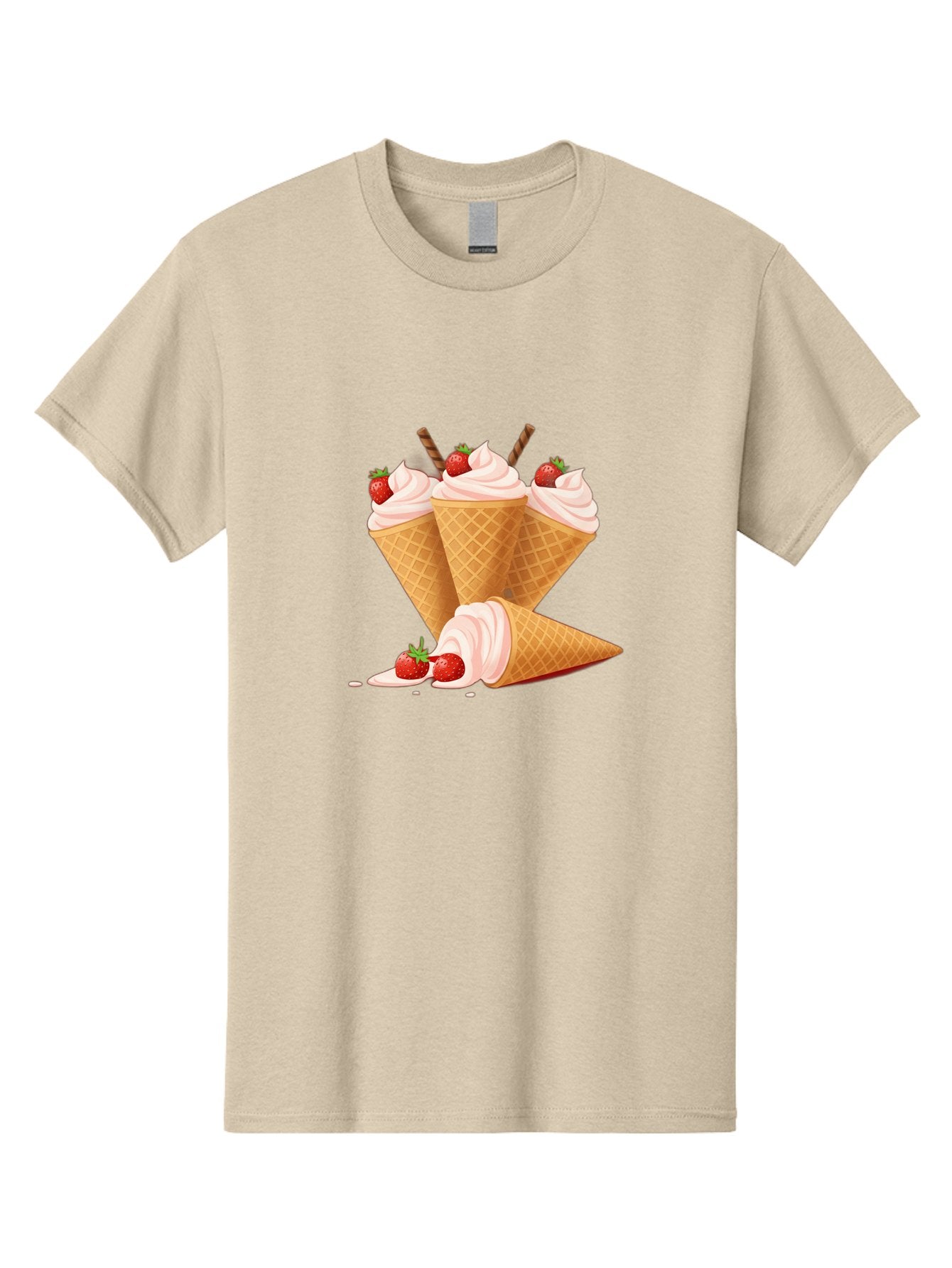 Ice-Cream-Cones-2 Men'S Graphic Tee, 100% Cotton, Comfortable Casual Summer Wear, Machine Washable, Vintage Camera, Old Camera, Antique Camera, Black Camera, Classic Photography, Photography Equipment, Nostalgic Device, Film Camera, Camera Art Baj505 14