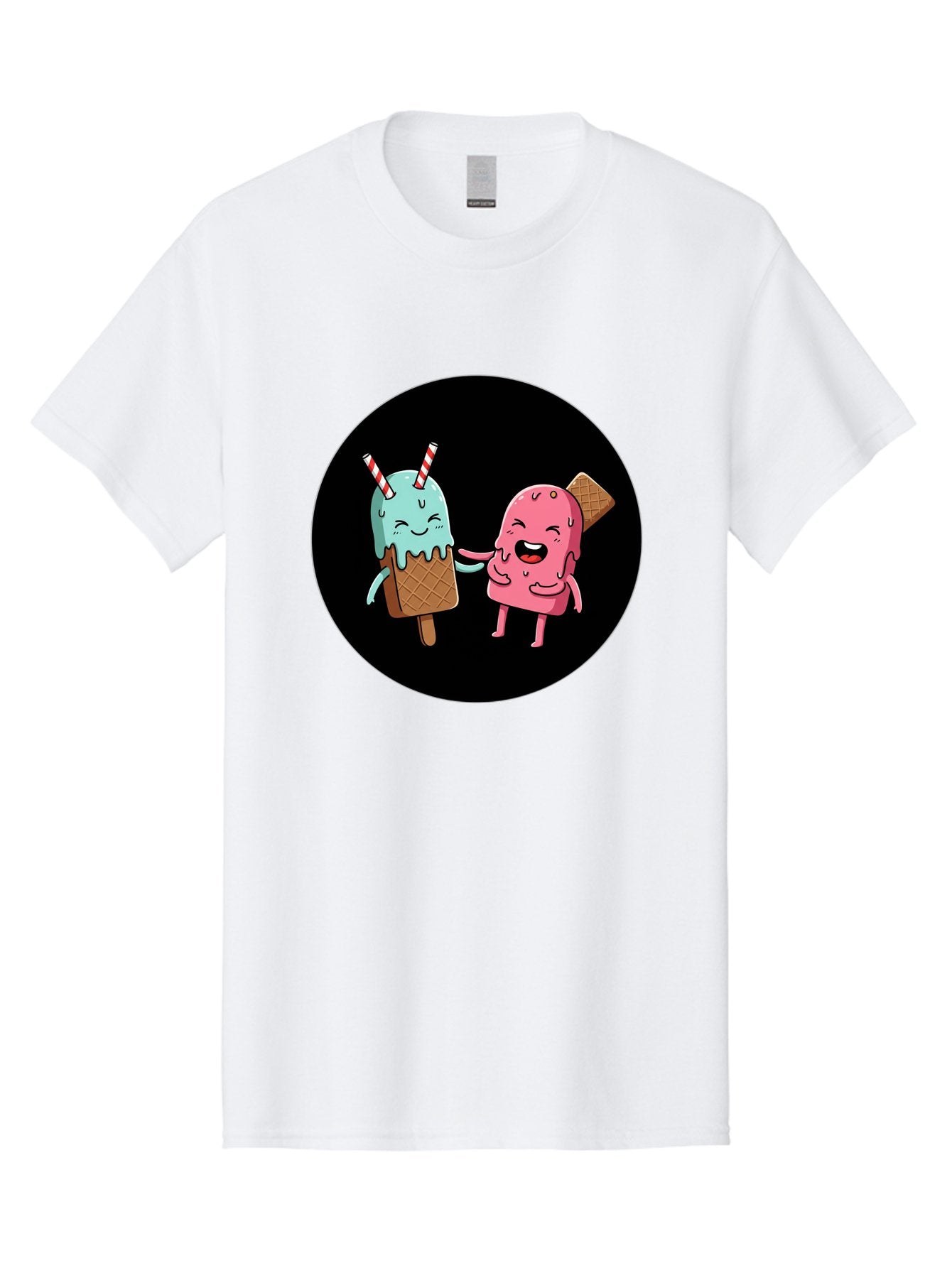 Ice-Cream-Friends Men'S Graphic Tee, 100% Cotton, Comfortable Casual Summer Wear, Machine Washable, Vintage Camera, Old Camera, Antique Camera, Black Camera, Classic Photography, Photography Equipment, Nostalgic Device, Film Camera, Camera Art Baj509 7