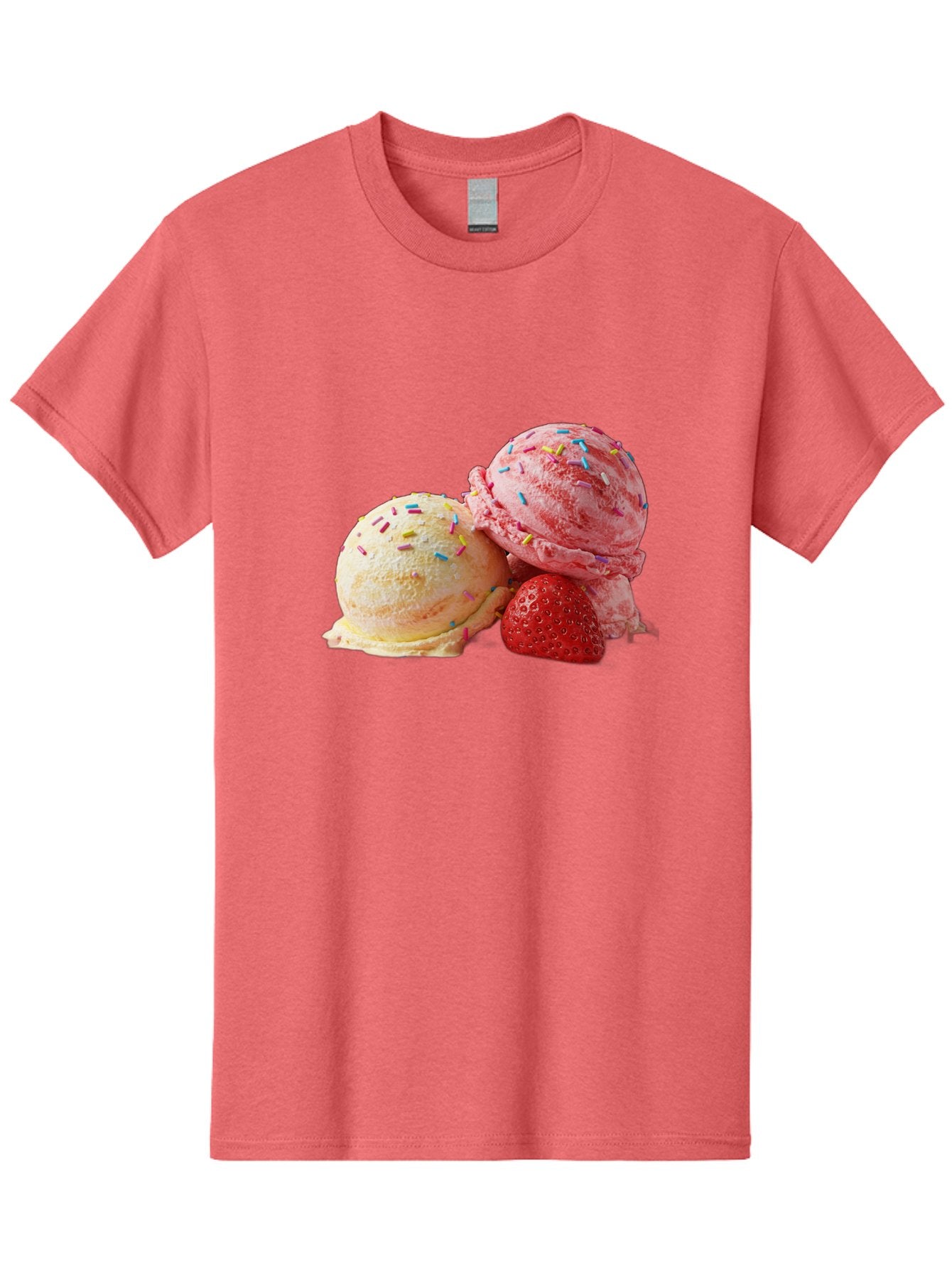 Ice-Cream-Scoops-With-Sprinkles Men'S Graphic Tee, 100% Cotton, Comfortable Casual Summer Wear, Machine Washable, Vintage Camera, Old Camera, Antique Camera, Black Camera, Classic Photography, Photography Equipment, Nostalgic Device, Baj510 6