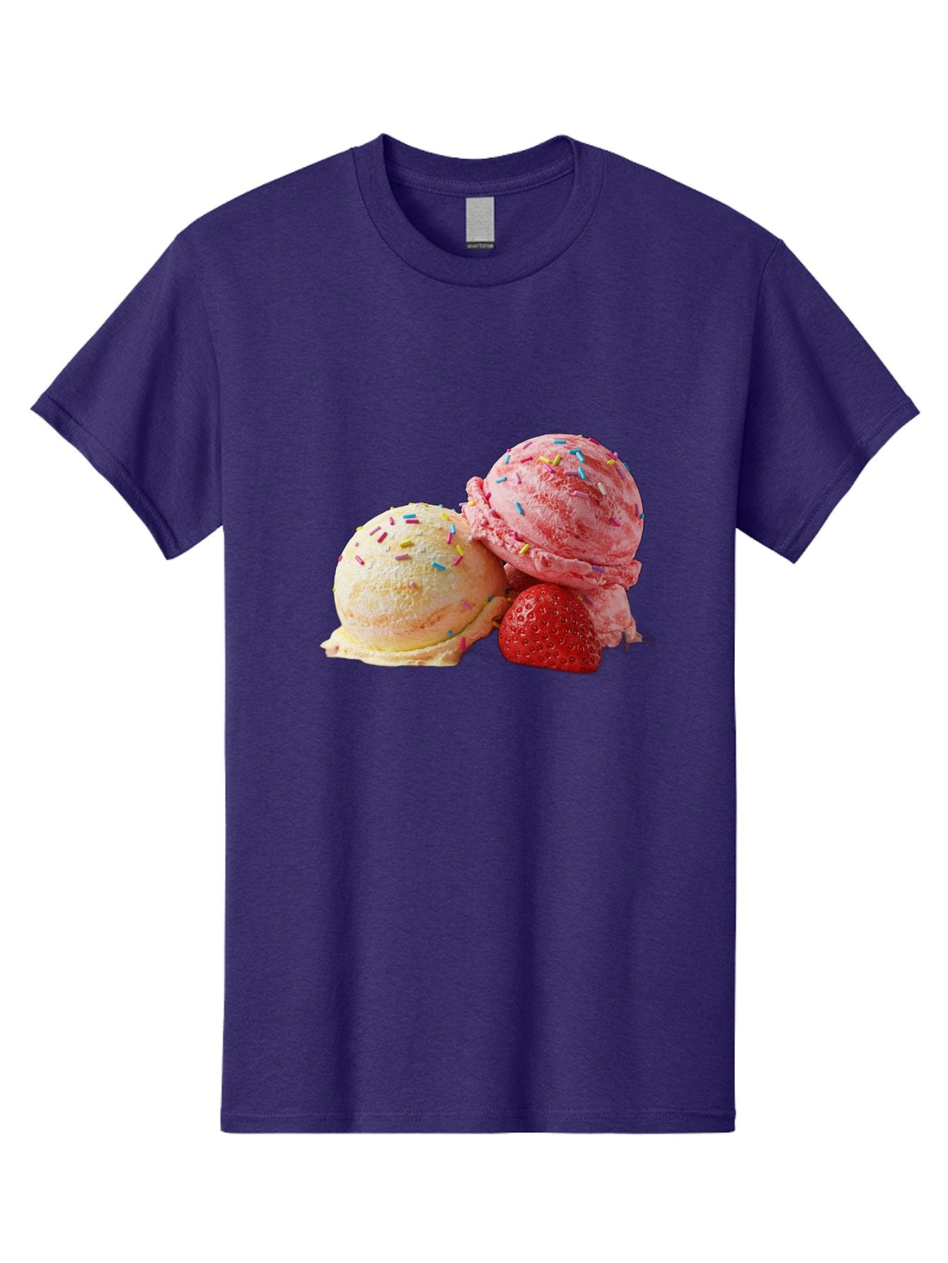 Ice-Cream-Scoops-With-Sprinkles Men'S Graphic Tee, 100% Cotton, Comfortable Casual Summer Wear, Machine Washable, Vintage Camera, Old Camera, Antique Camera, Black Camera, Classic Photography, Photography Equipment, Nostalgic Device, Baj510 5