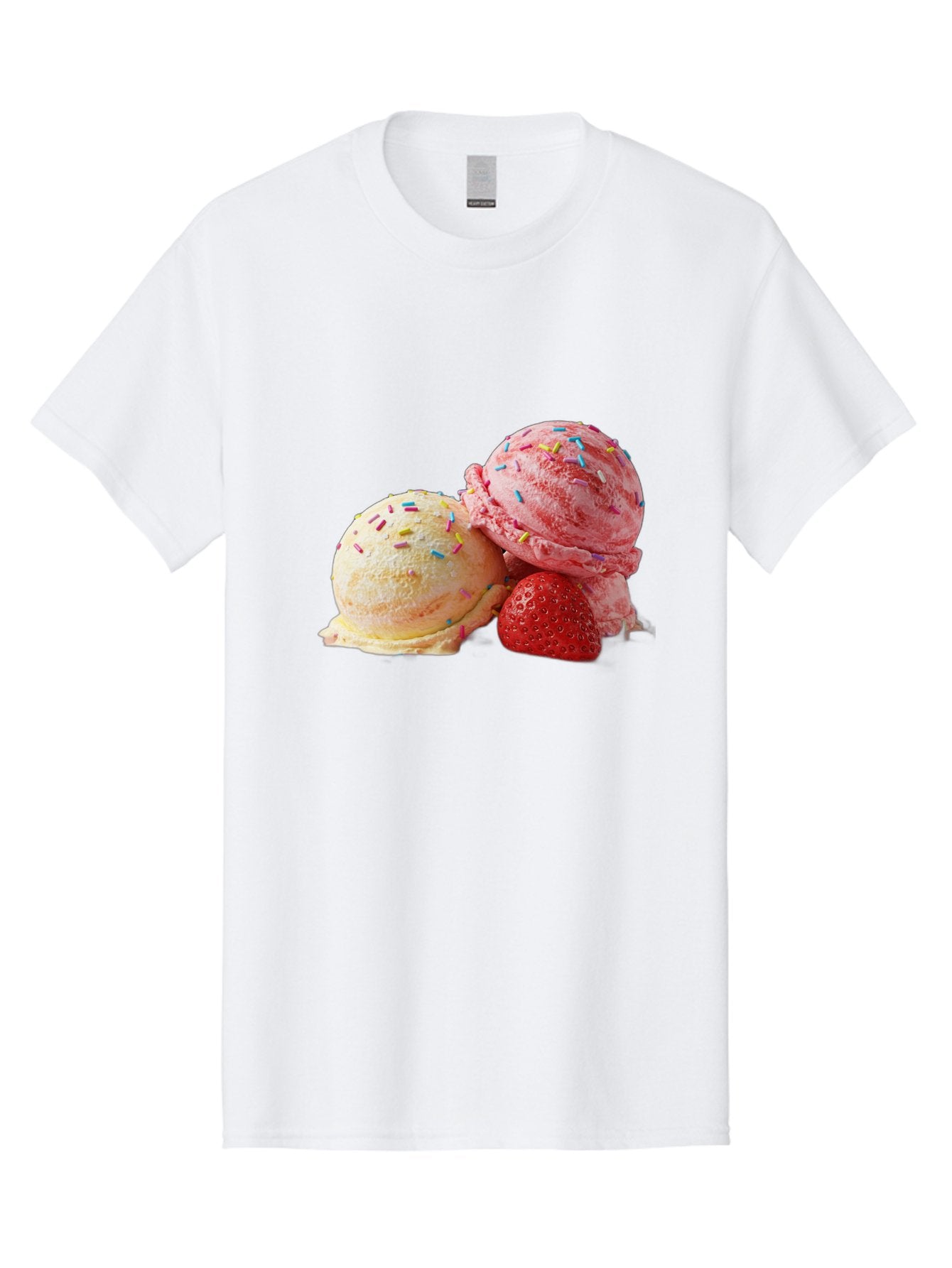 Ice-Cream-Scoops-With-Sprinkles Men'S Graphic Tee, 100% Cotton, Comfortable Casual Summer Wear, Machine Washable, Vintage Camera, Old Camera, Antique Camera, Black Camera, Classic Photography, Photography Equipment, Nostalgic Device, Baj510 12