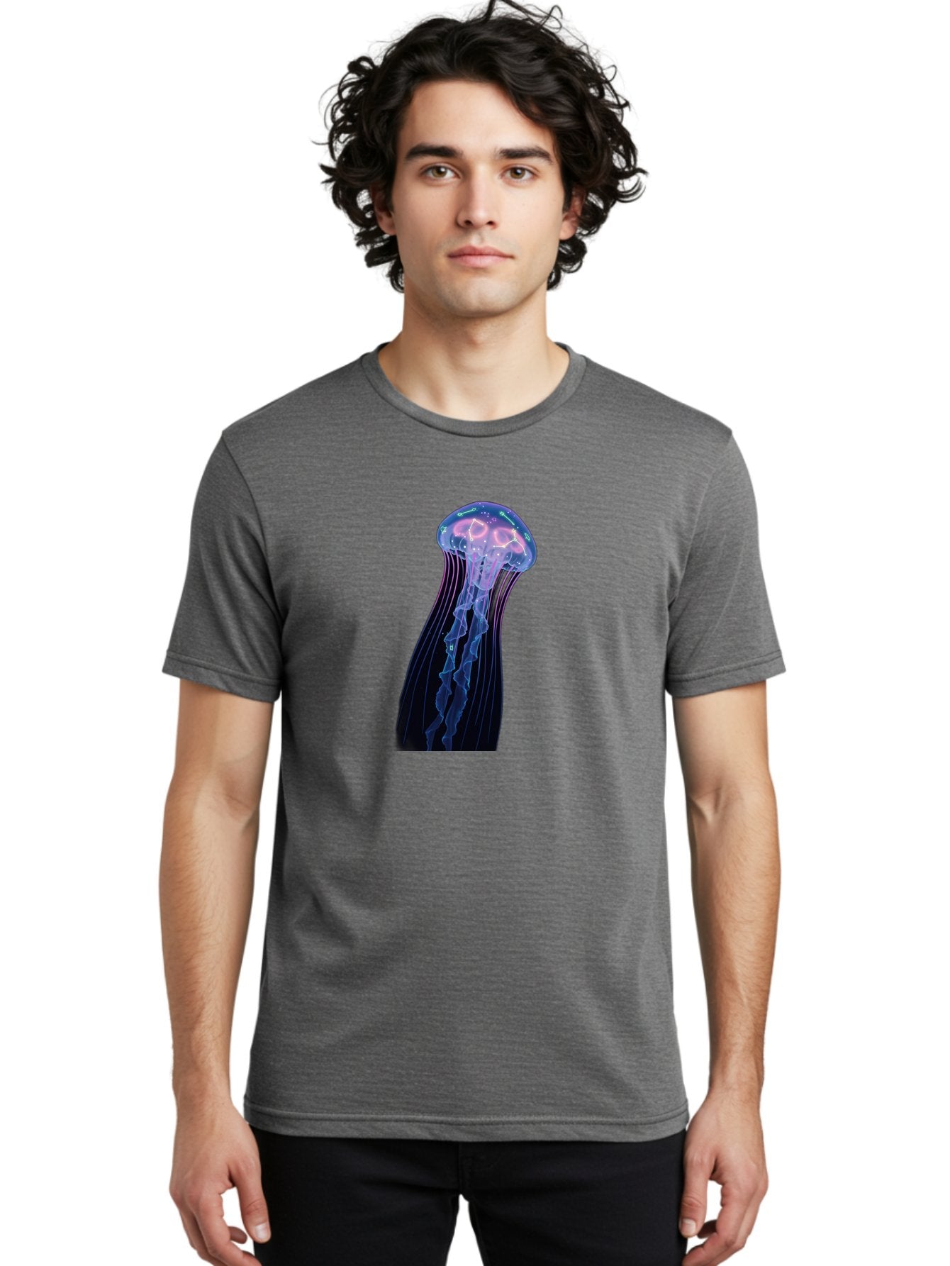 Jellyfish-7 Men'S Graphic Tee, 100% Cotton, Comfortable Casual Summer Wear, Machine Washable, Vintage Camera, Old Camera, Antique Camera, Black Camera, Classic Photography, Photography Equipment, Nostalgic Device, Film Camera, Camera Art Baj520 19