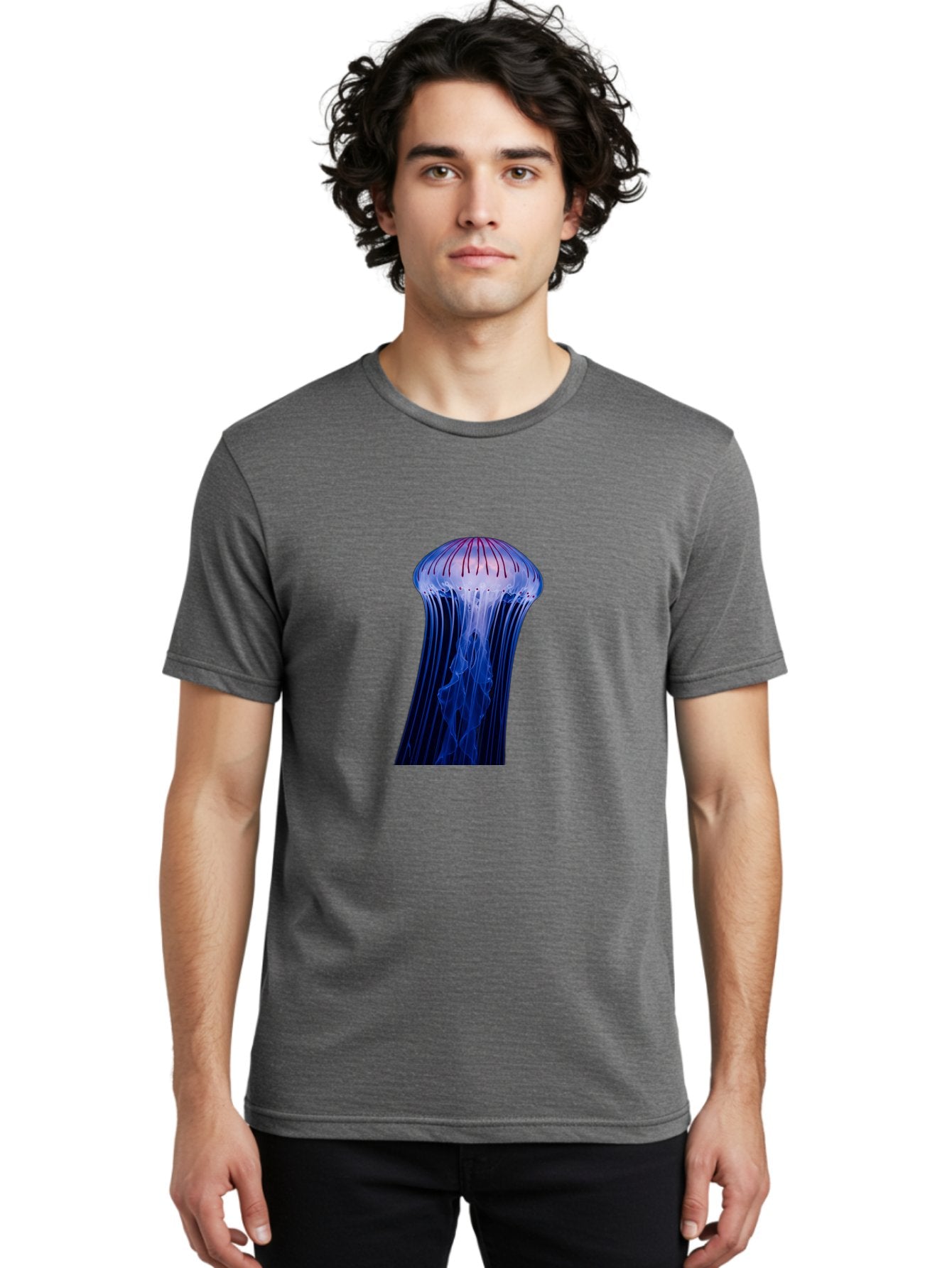 Jellyfish-8 Men'S Graphic Tee, 100% Cotton, Comfortable Casual Summer Wear, Machine Washable, Vintage Camera, Old Camera, Antique Camera, Black Camera, Classic Photography, Photography Equipment, Nostalgic Device, Film Camera, Camera Art Baj521 20