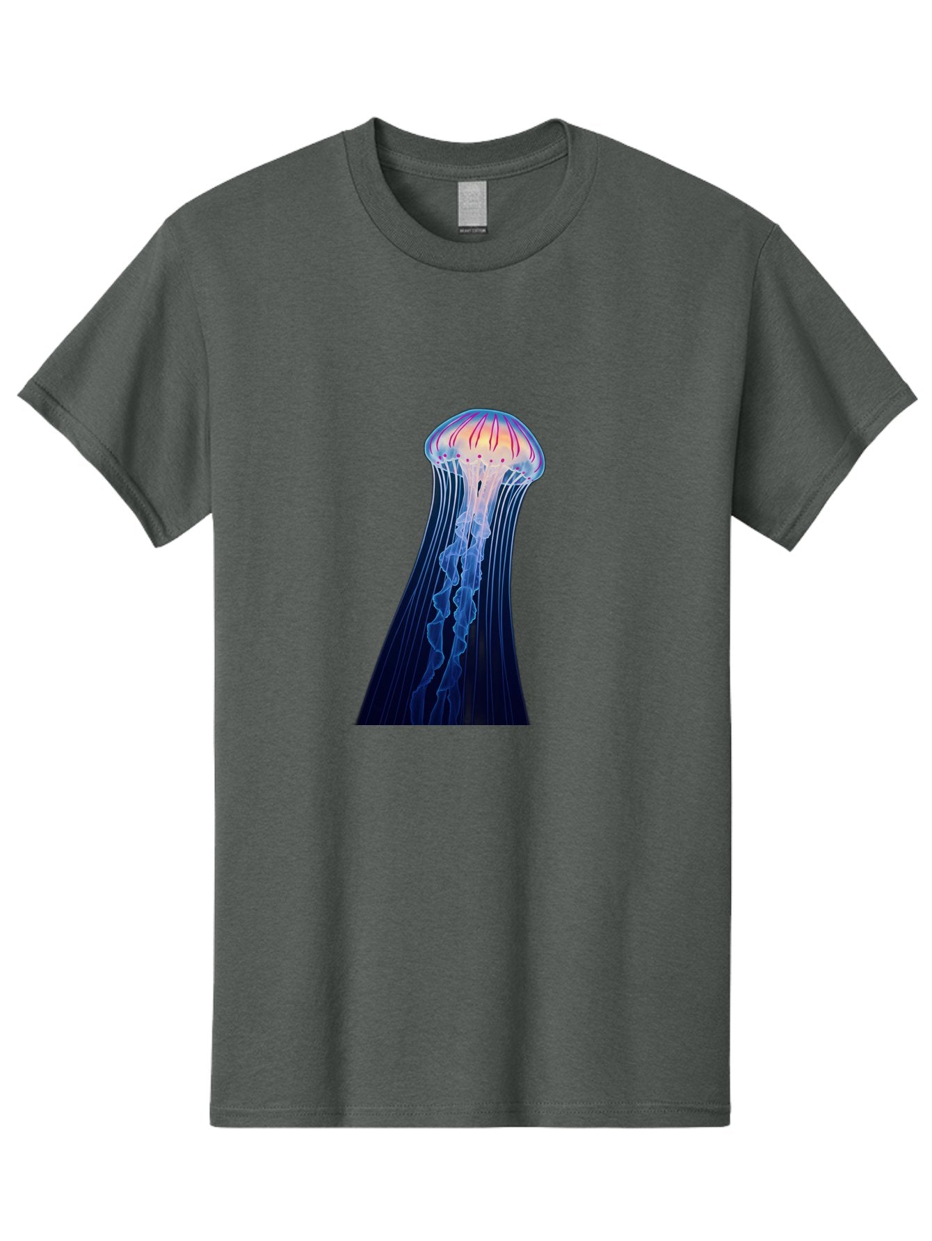 Jellyfish-Illustration Men'S Graphic Tee, 100% Cotton, Comfortable Casual Summer Wear, Machine Washable, Vintage Camera, Old Camera, Antique Camera, Black Camera, Classic Photography, Photography Equipment, Nostalgic Device, Film Camera, Baj524 14