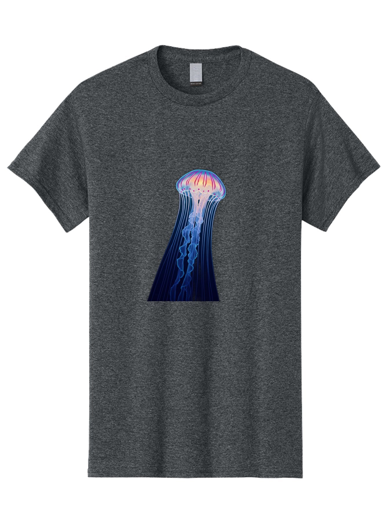 Jellyfish-Illustration Men'S Graphic Tee, 100% Cotton, Comfortable Casual Summer Wear, Machine Washable, Vintage Camera, Old Camera, Antique Camera, Black Camera, Classic Photography, Photography Equipment, Nostalgic Device, Film Camera, Baj524 12