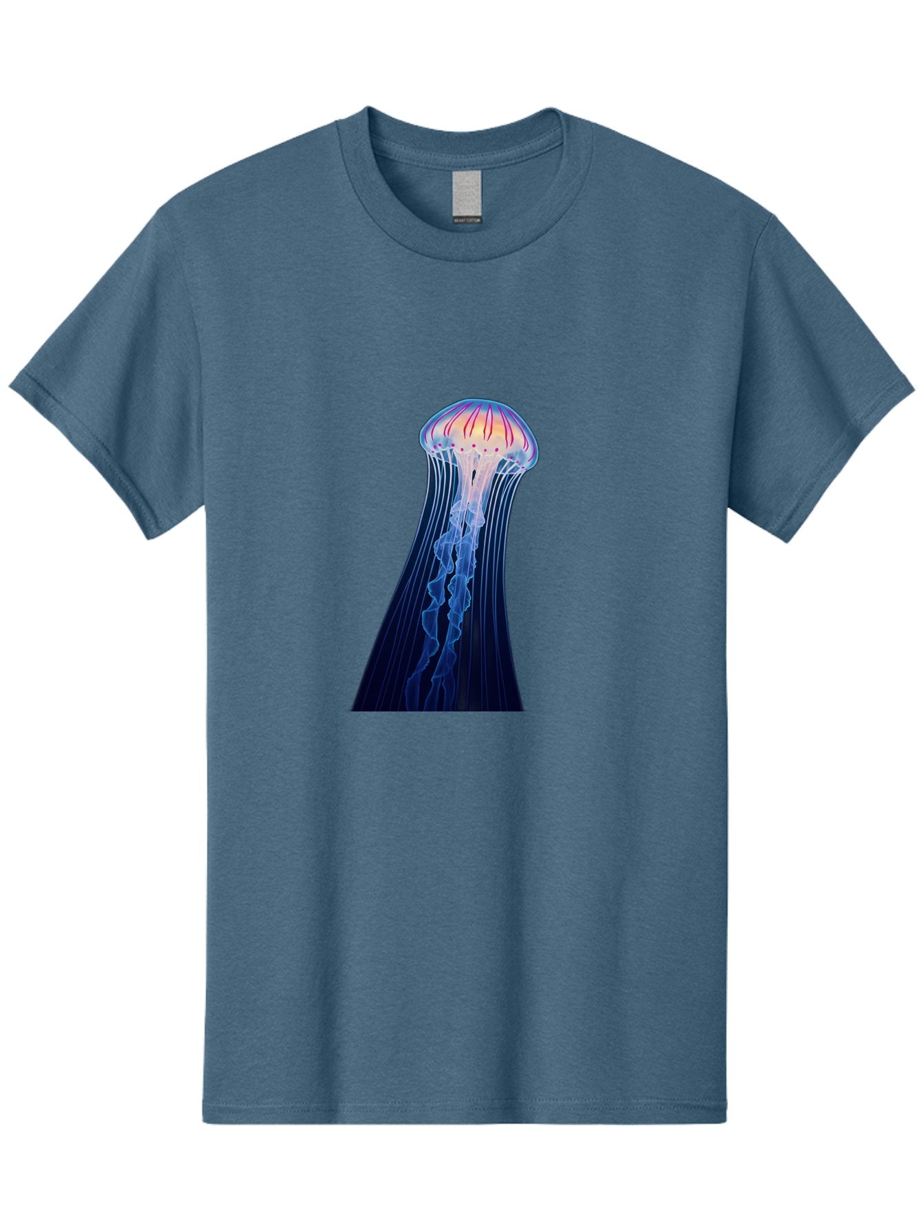 Jellyfish-Illustration Men'S Graphic Tee, 100% Cotton, Comfortable Casual Summer Wear, Machine Washable, Vintage Camera, Old Camera, Antique Camera, Black Camera, Classic Photography, Photography Equipment, Nostalgic Device, Film Camera, Baj524 11