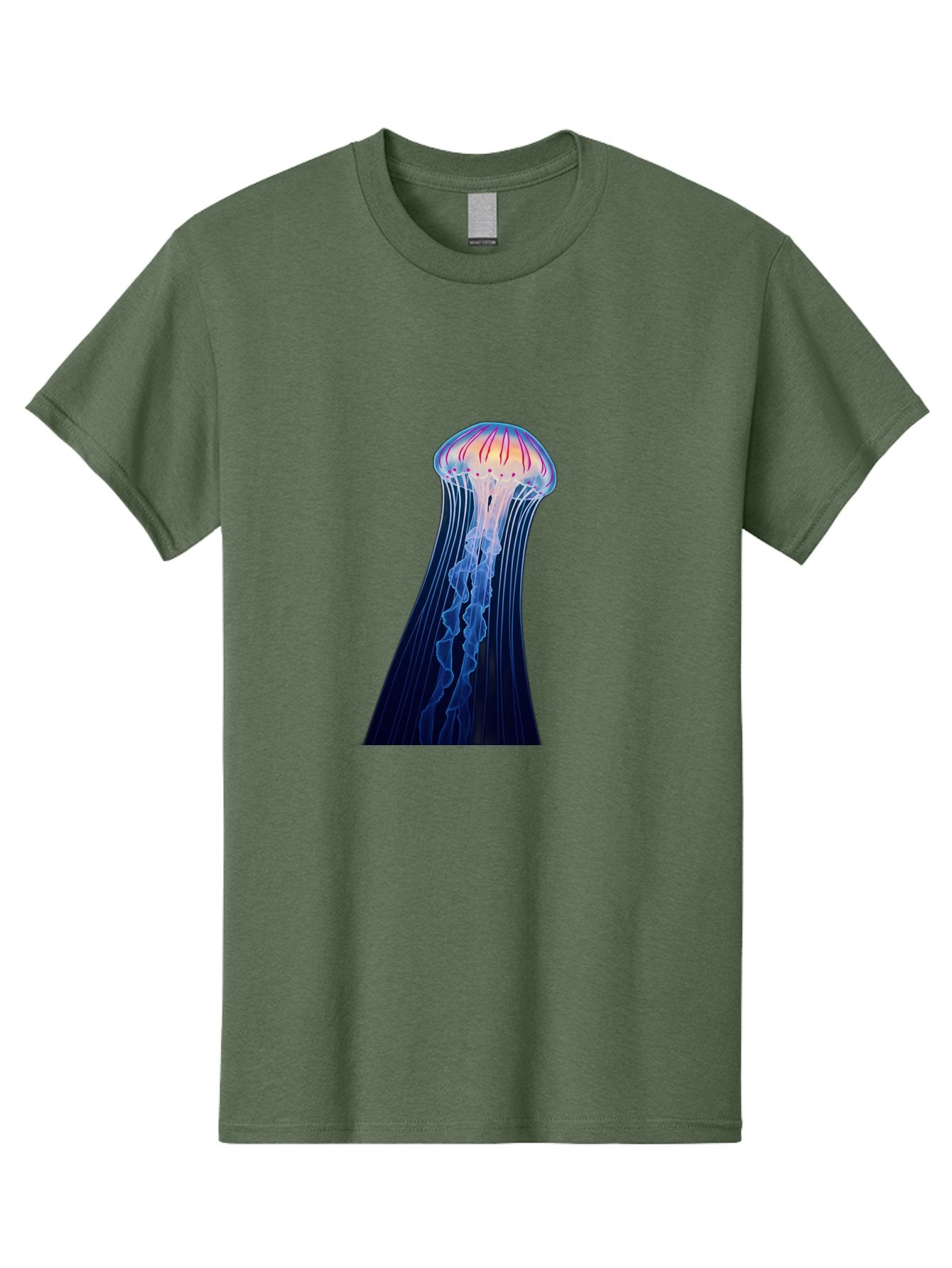 Jellyfish-Illustration Men'S Graphic Tee, 100% Cotton, Comfortable Casual Summer Wear, Machine Washable, Vintage Camera, Old Camera, Antique Camera, Black Camera, Classic Photography, Photography Equipment, Nostalgic Device, Film Camera, Baj524 6
