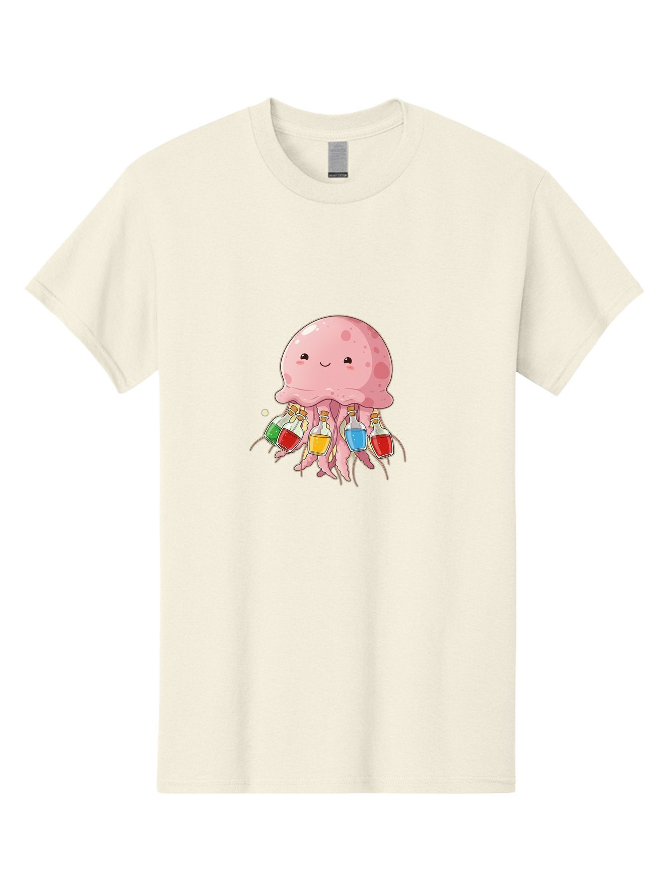 Jellyfish-With-Potion-Bottles Men'S Graphic Tee, 100% Cotton, Comfortable Casual Summer Wear, Machine Washable, Vintage Camera, Old Camera, Antique Camera, Black Camera, Classic Photography, Photography Equipment, Nostalgic Device, Baj528 5