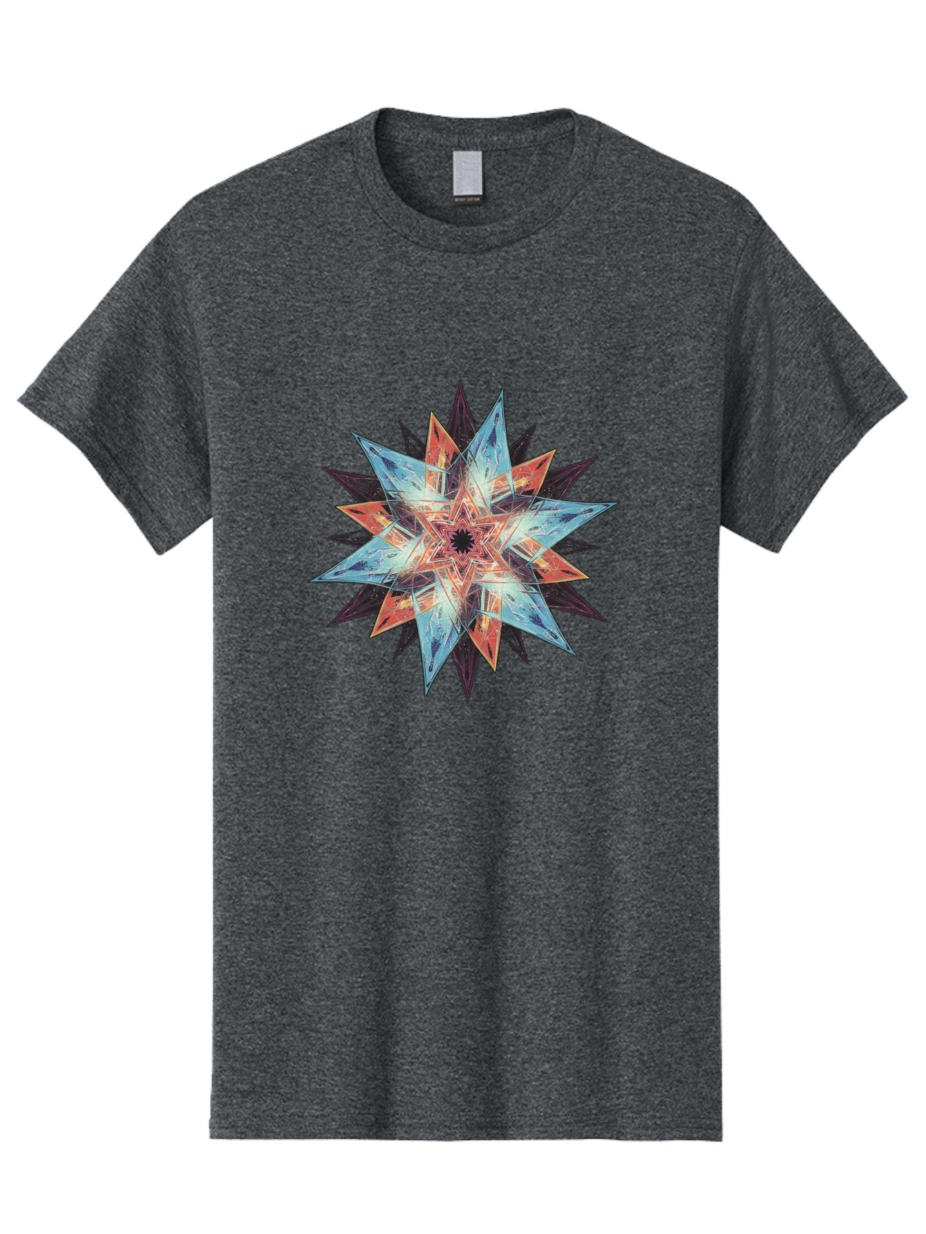 Kaleidoscope-Star Men'S Graphic Tee, 100% Cotton, Comfortable Casual Summer Wear, Machine Washable, Vintage Camera, Old Camera, Antique Camera, Black Camera, Classic Photography, Photography Equipment, Nostalgic Device, Film Camera, Camera Art Baj530 4