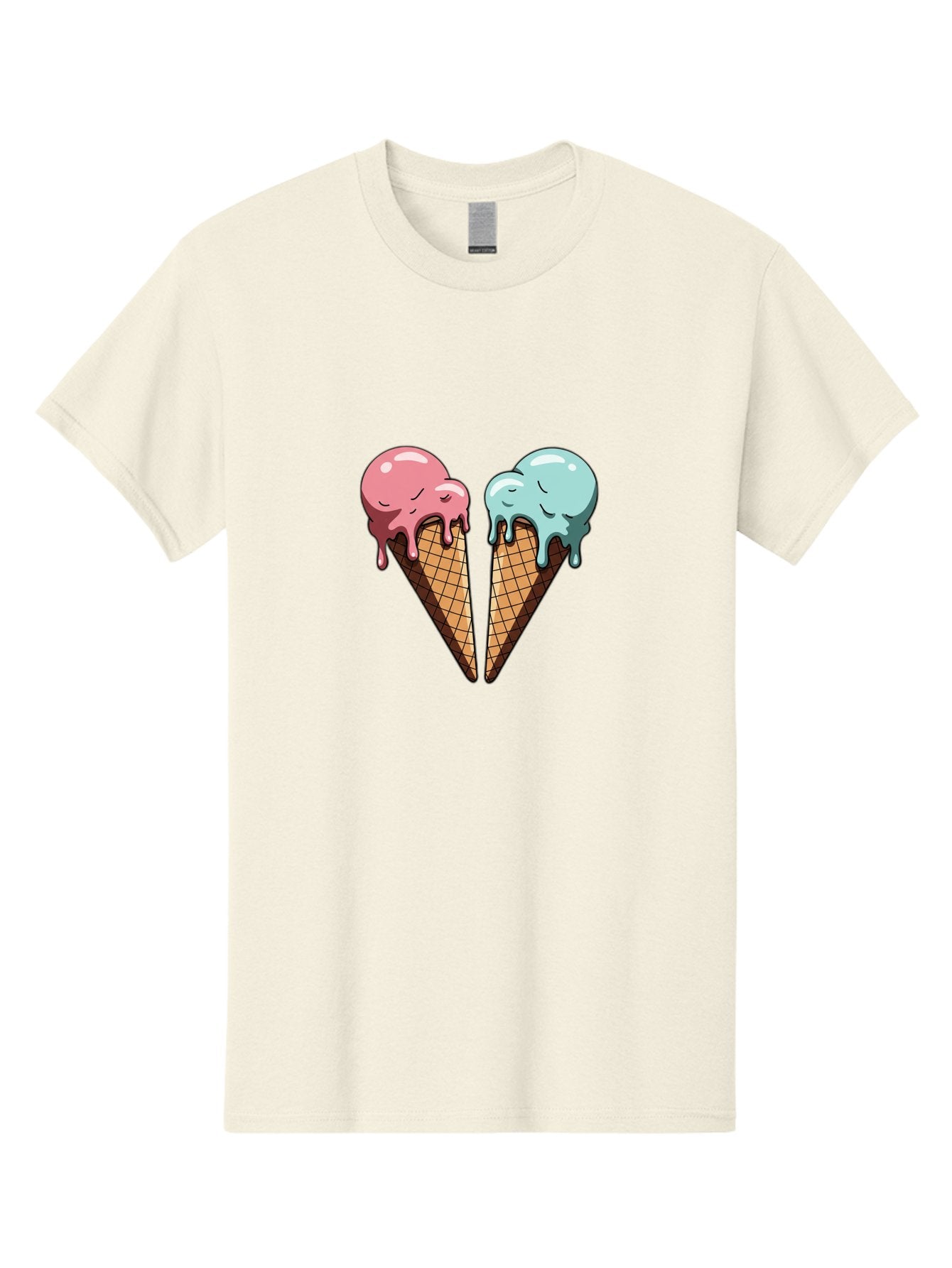 Kissing-Ice-Cream-Cones Men'S Graphic Tee, 100% Cotton, Comfortable Casual Summer Wear, Machine Washable, Vintage Camera, Old Camera, Antique Camera, Black Camera, Classic Photography, Photography Equipment, Nostalgic Device, Film Camera, Baj533 15