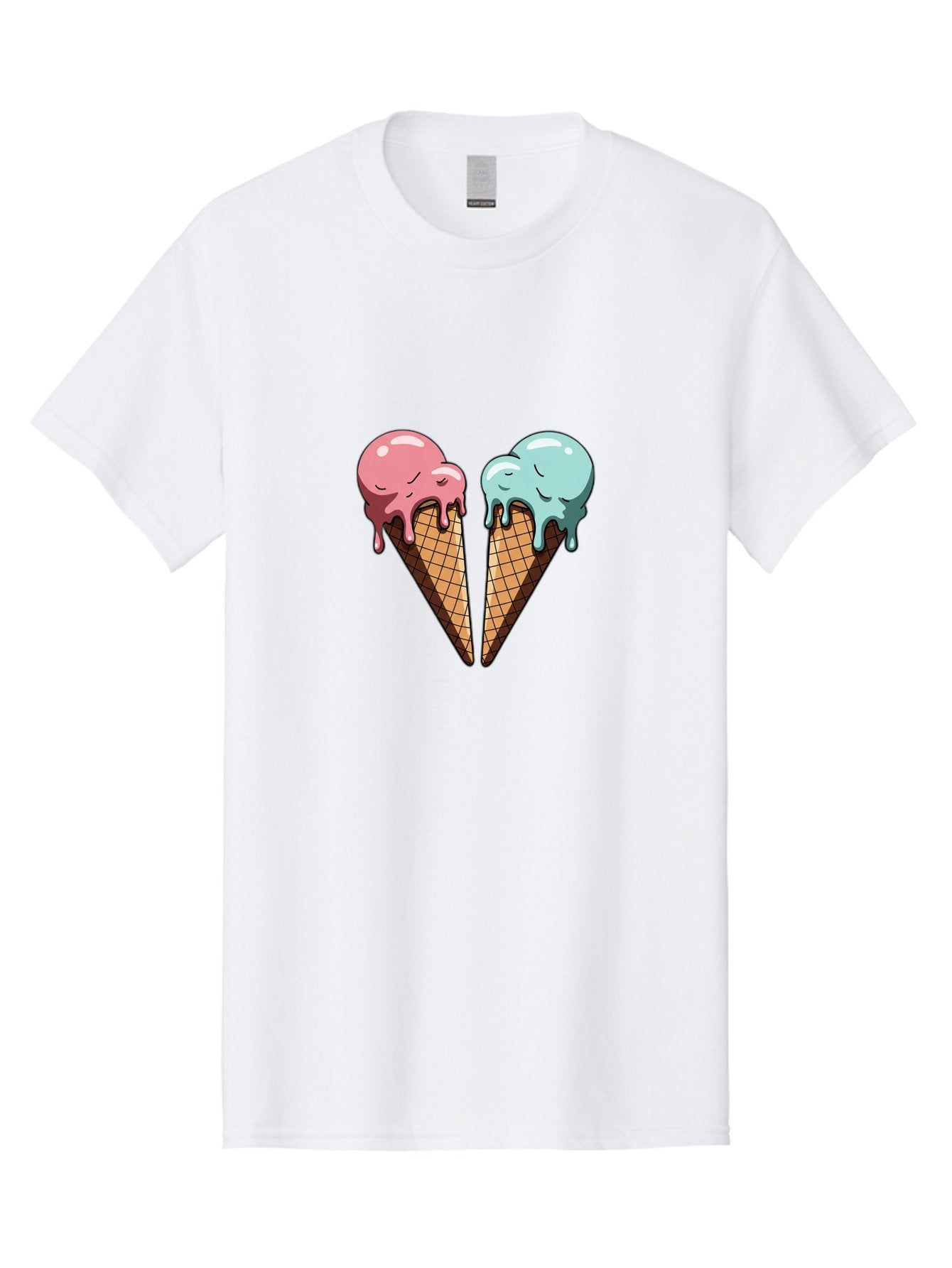 Kissing-Ice-Cream-Cones Men'S Graphic Tee, 100% Cotton, Comfortable Casual Summer Wear, Machine Washable, Vintage Camera, Old Camera, Antique Camera, Black Camera, Classic Photography, Photography Equipment, Nostalgic Device, Film Camera, Baj533 5