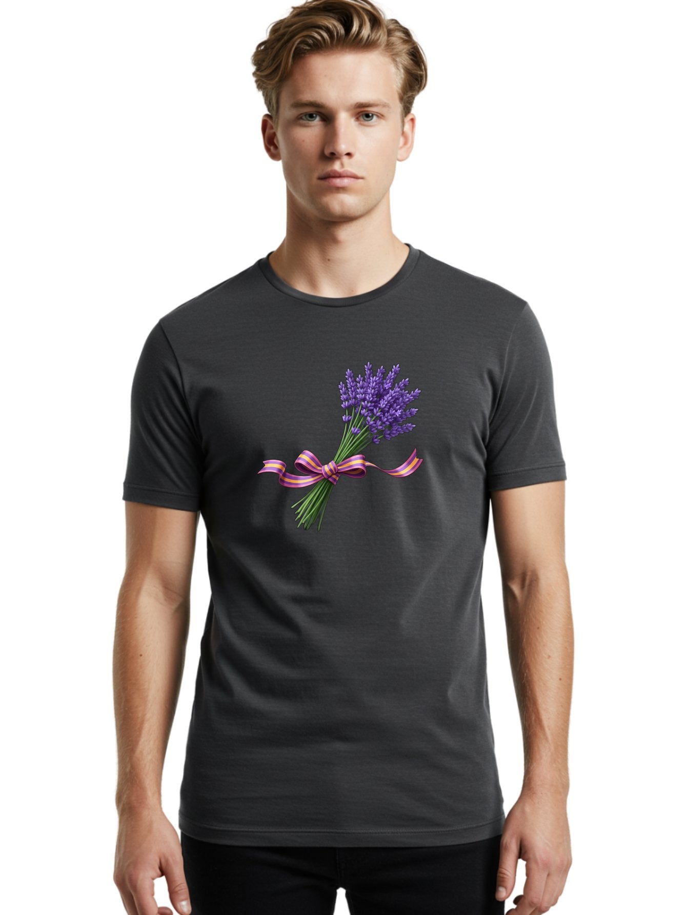 Lavender-Bouquet-12 Men'S Graphic Tee, 100% Cotton, Comfortable Casual Summer Wear, Machine Washable, Vintage Camera, Old Camera, Antique Camera, Black Camera, Classic Photography, Photography Equipment, Nostalgic Device, Film Camera, Baj537 29