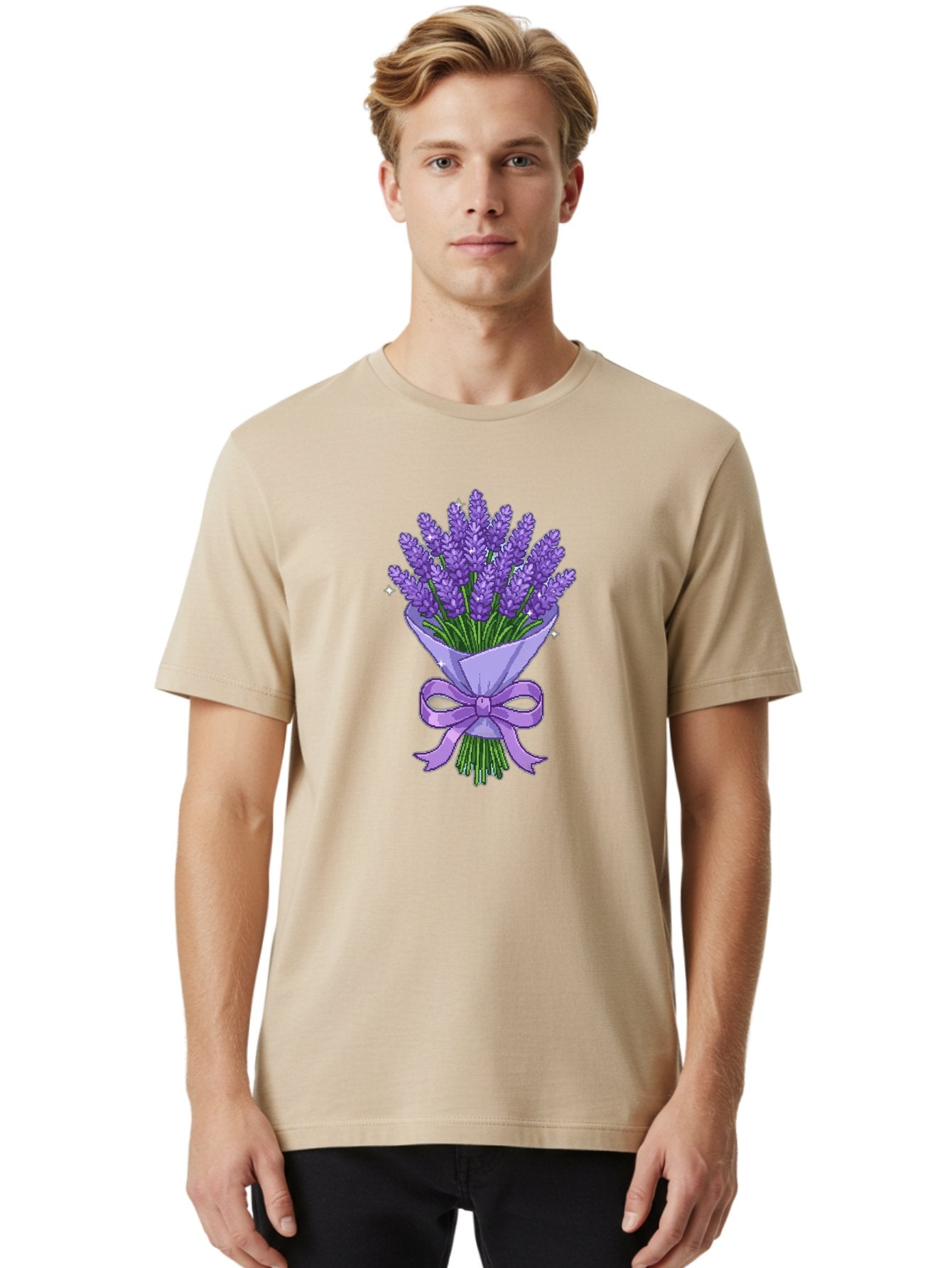 Lavender-Bouquet-5 Men'S Graphic Tee, 100% Cotton, Comfortable Casual Summer Wear, Machine Washable, Vintage Camera, Old Camera, Antique Camera, Black Camera, Classic Photography, Photography Equipment, Nostalgic Device, Film Camera, Baj553 19