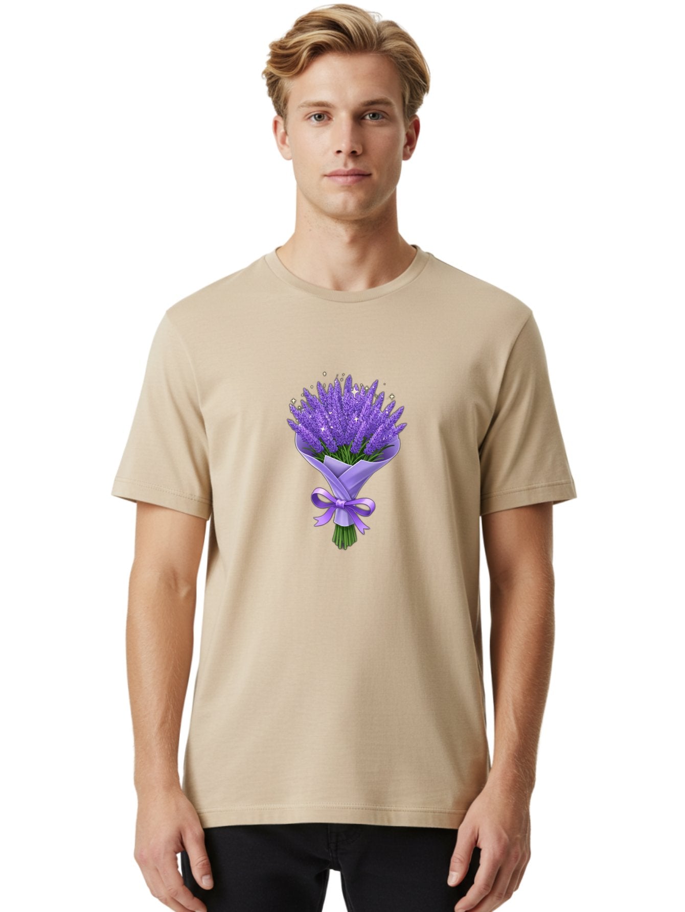 Lavender-Bouquet-7 Men'S Graphic Tee, 100% Cotton, Comfortable Casual Summer Wear, Machine Washable, Vintage Camera, Old Camera, Antique Camera, Black Camera, Classic Photography, Photography Equipment, Nostalgic Device, Film Camera, Baj555 29
