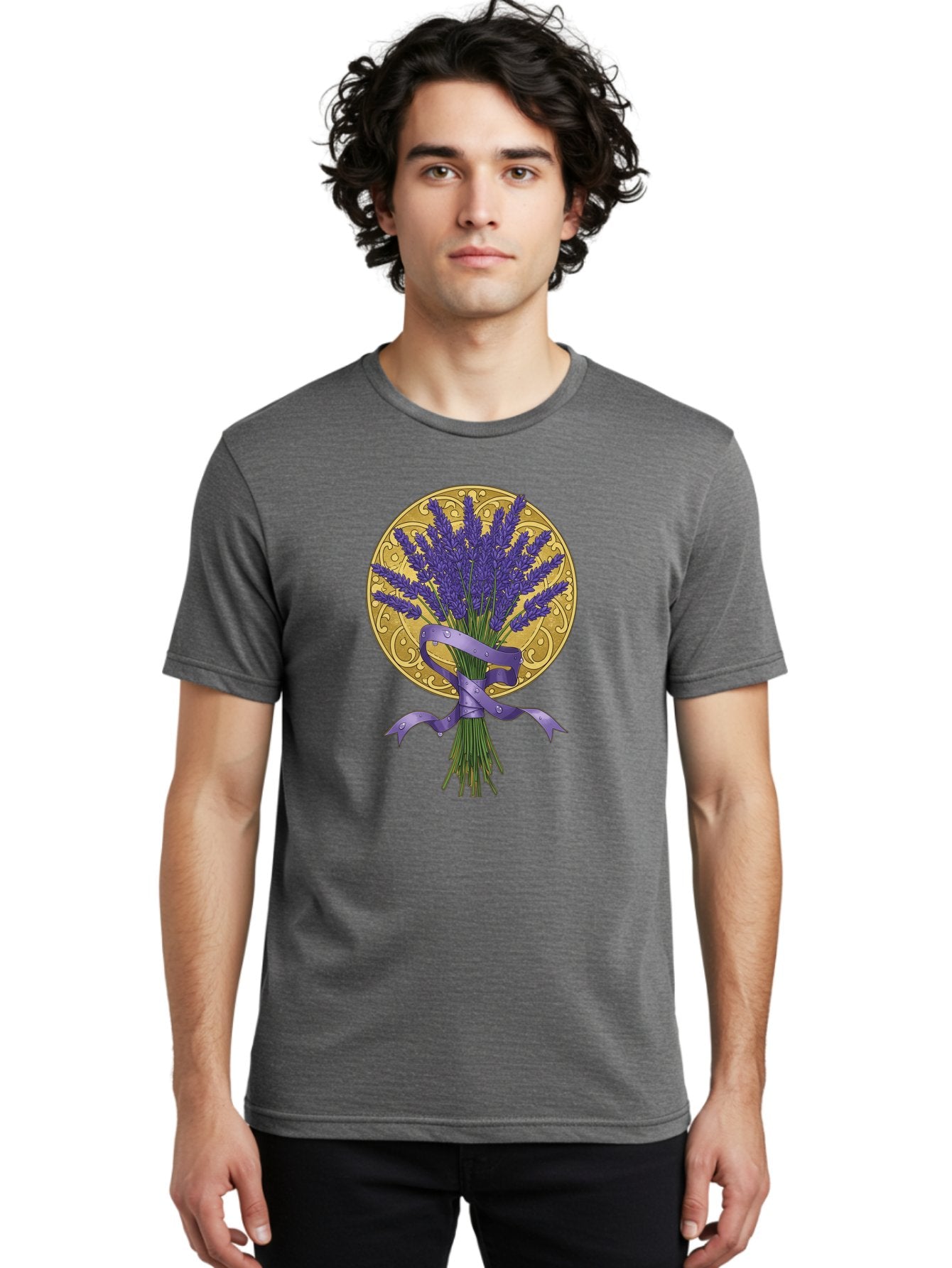 Lavender-Bouquet-Emblem Men'S Graphic Tee, 100% Cotton, Comfortable Casual Summer Wear, Machine Washable, Vintage Camera, Old Camera, Antique Camera, Black Camera, Classic Photography, Photography Equipment, Nostalgic Device, Film Camera, Baj558 16