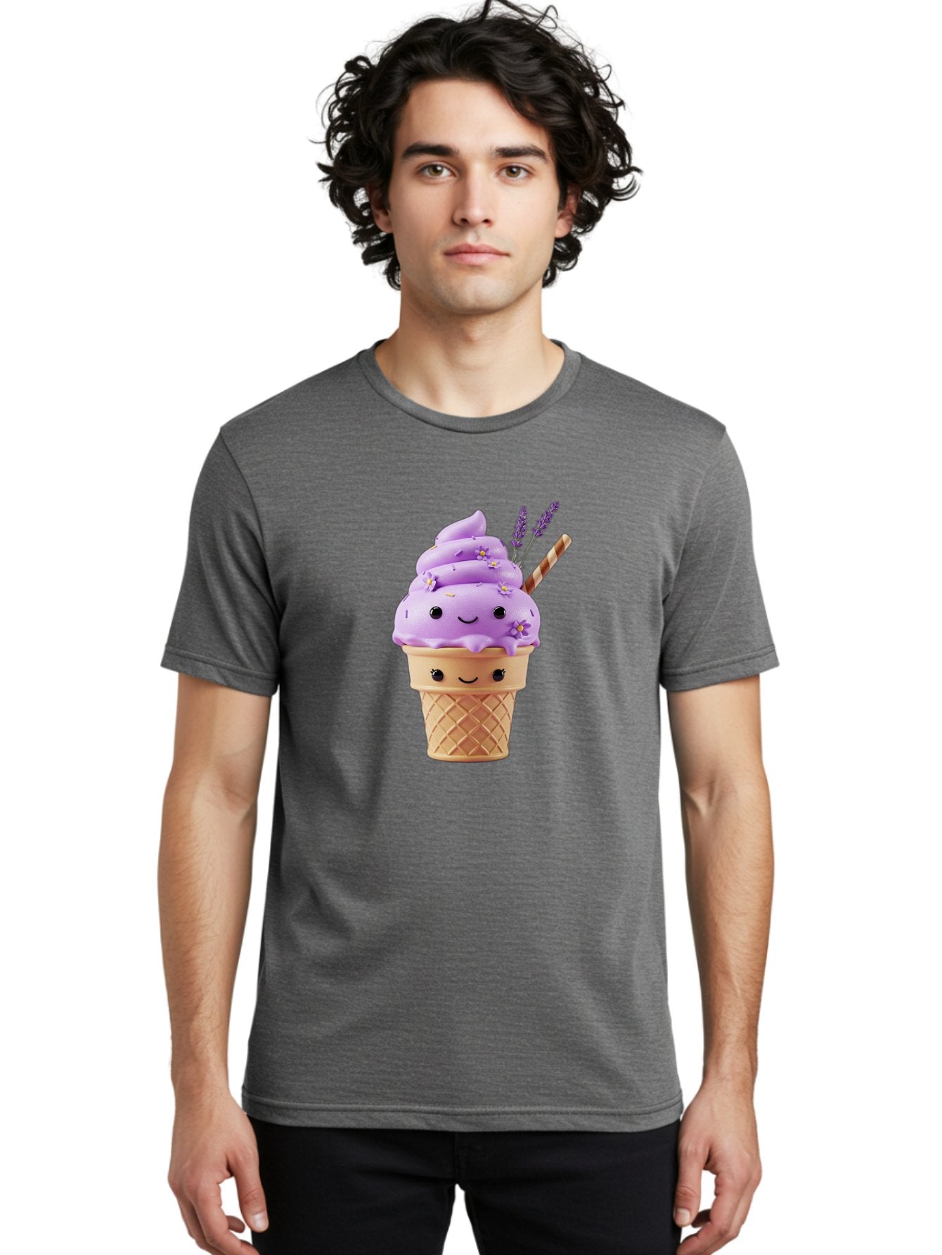 Lavender-Ice-Cream Men'S Graphic Tee, 100% Cotton, Comfortable Casual Summer Wear, Machine Washable, Vintage Camera, Old Camera, Antique Camera, Black Camera, Classic Photography, Photography Equipment, Nostalgic Device, Film Camera, Baj561 27
