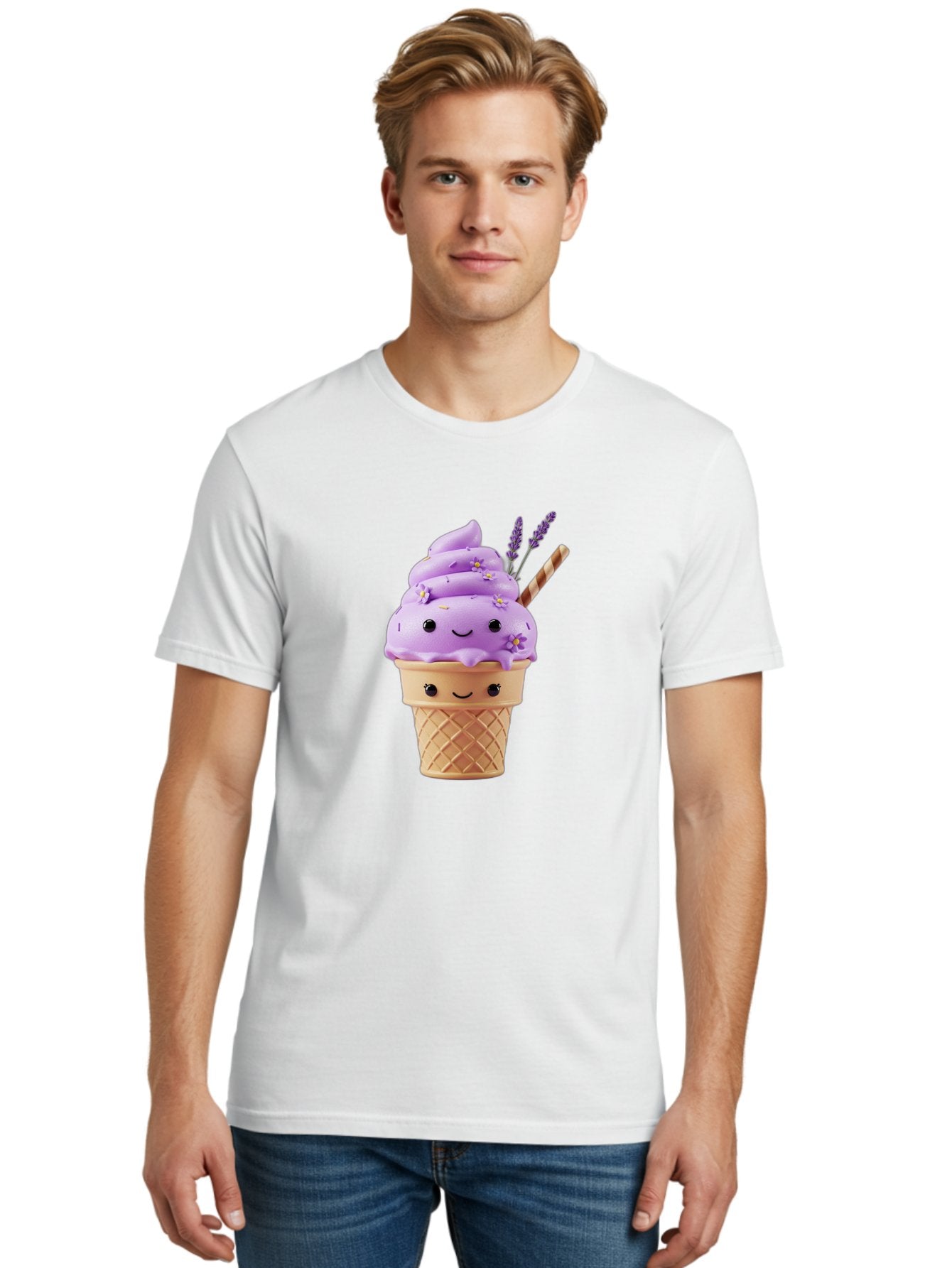 Lavender-Ice-Cream Men'S Graphic Tee, 100% Cotton, Comfortable Casual Summer Wear, Machine Washable, Vintage Camera, Old Camera, Antique Camera, Black Camera, Classic Photography, Photography Equipment, Nostalgic Device, Film Camera, Baj561 17