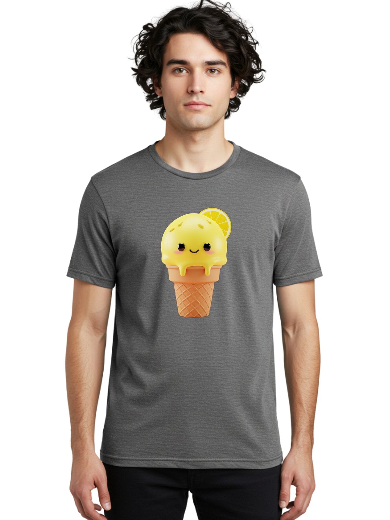 Lemon-Ice-Cream-Cone Men'S Graphic Tee, 100% Cotton, Comfortable Casual Summer Wear, Machine Washable, Vintage Camera, Old Camera, Antique Camera, Black Camera, Classic Photography, Photography Equipment, Nostalgic Device, Film Camera, Baj564 27