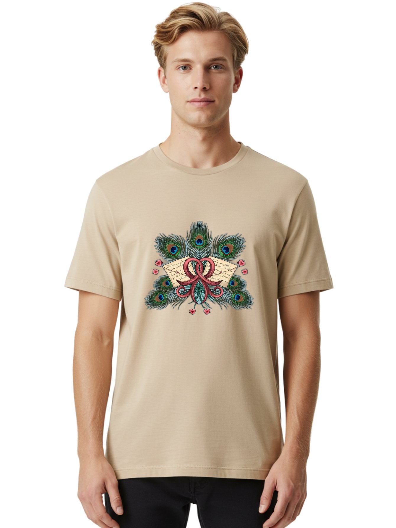 Love-Letter-Peacock-Feathers Men'S Graphic Tee, 100% Cotton, Comfortable Casual Summer Wear, Machine Washable, Vintage Camera, Old Camera, Antique Camera, Black Camera, Classic Photography, Photography Equipment, Nostalgic Device, Film Camera, Baj567 16